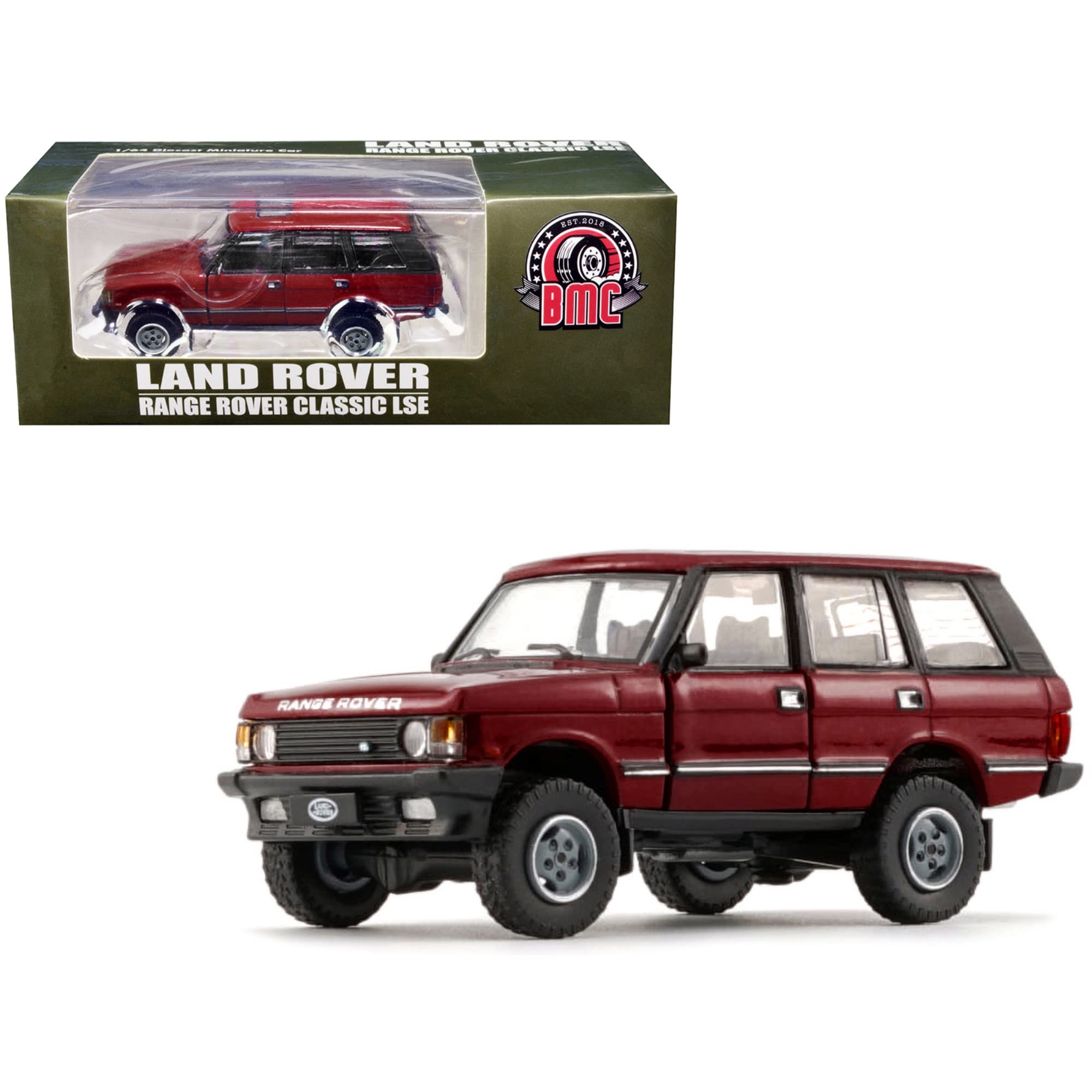 BM Creations Land Rover Range Rover Classic LSE 92 Red RHD Scale Model 1/64 (64B0180)
BM Creations Land Rover Range Rover Classic LSE 92 Red RHD Scale Model 1/64 (64B0180)