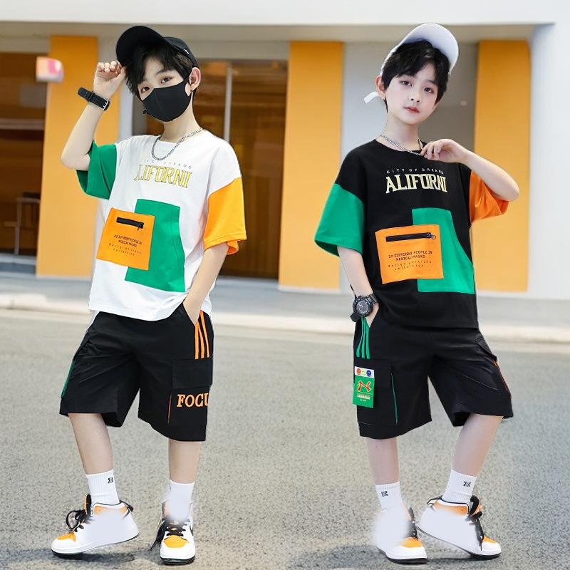 Teenager Boys Clothes Child Summer Casual Outfit Kids Tracksuit T Shirt + Shorts Pant 2 Pieces Set 110
Teenager Boys Clothes Child Summer Casual Outfit Kids Tracksuit T Shirt + Shorts Pant 2 Pieces Set 110