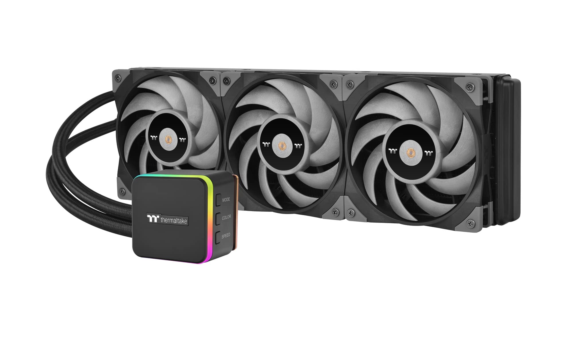 Thermaltake TOUGHLIQUID 360 ARGB TRX40 Edition Simple Water Cooling CPU Cooler FN1780 CL-W336-PL12GM-A
Thermaltake TOUGHLIQUID 360 ARGB TRX40 Edition Simple Water Cooling CPU Cooler FN1780 CL-W336-PL12GM-A
