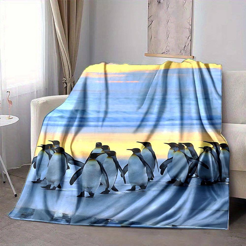 1pc Penguin Beach Blanket, Lightweight Flannel Throw Blanket for Sofa, Bed, Travel, Camping, Living Room, Office, Couch, Chair, and Bed 80cmx120cm
1pc Penguin Beach Blanket, Lightweight Flannel Throw Blanket for Sofa, Bed, Travel, Camping, Living Room, Office, Couch, Chair, and Bed 80cmx120cm