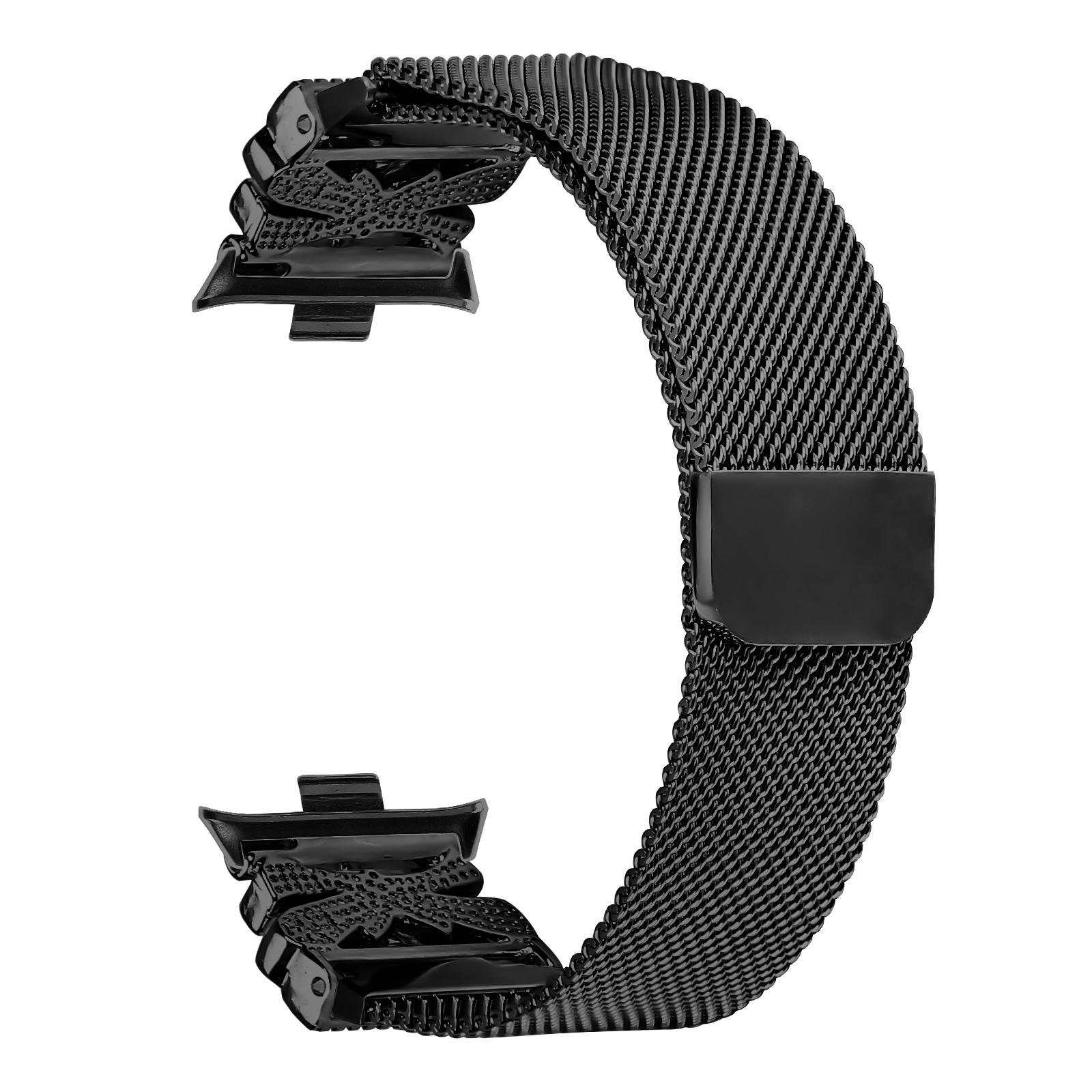 Metal Strap for Xiaomi Redmi Watch 4 Milanese Watch Band Butterfly Decor Electroplating Color Black
Metal Strap for Xiaomi Redmi Watch 4 Milanese Watch Band Butterfly Decor Electroplating Color Black