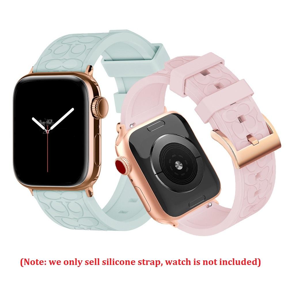 Роскошный тисненый силиконовый ремешок для Apple Watch Ultra 49mm Series 8 7 6 5 4 3 2 1 Ремешок для часов, удобный ремешок премиум-класса Женский женский браслет
Роскошный тисненый силиконовый ремешок для Apple Watch Ultra 49mm Series 8 7 6 5 4 3 2 1 Ремешок для часов, удобный ремешок премиум-класса Женский женский браслет