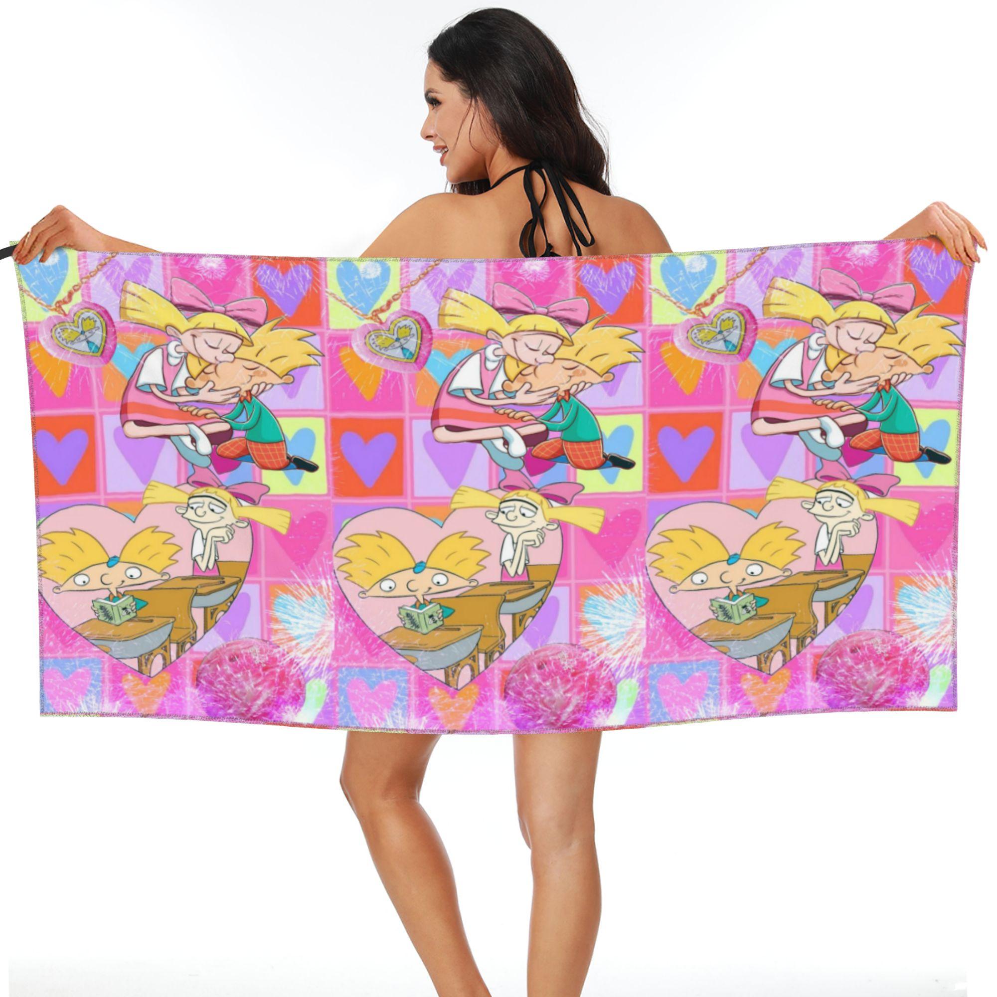 Hey Arnold Cartoon Beach Towel Soft Microfiber Quick Dry Absorbent Quick Towels For Bath W30*H60(CM)
Hey Arnold Cartoon Beach Towel Soft Microfiber Quick Dry Absorbent Quick Towels For Bath W30*H60(CM)