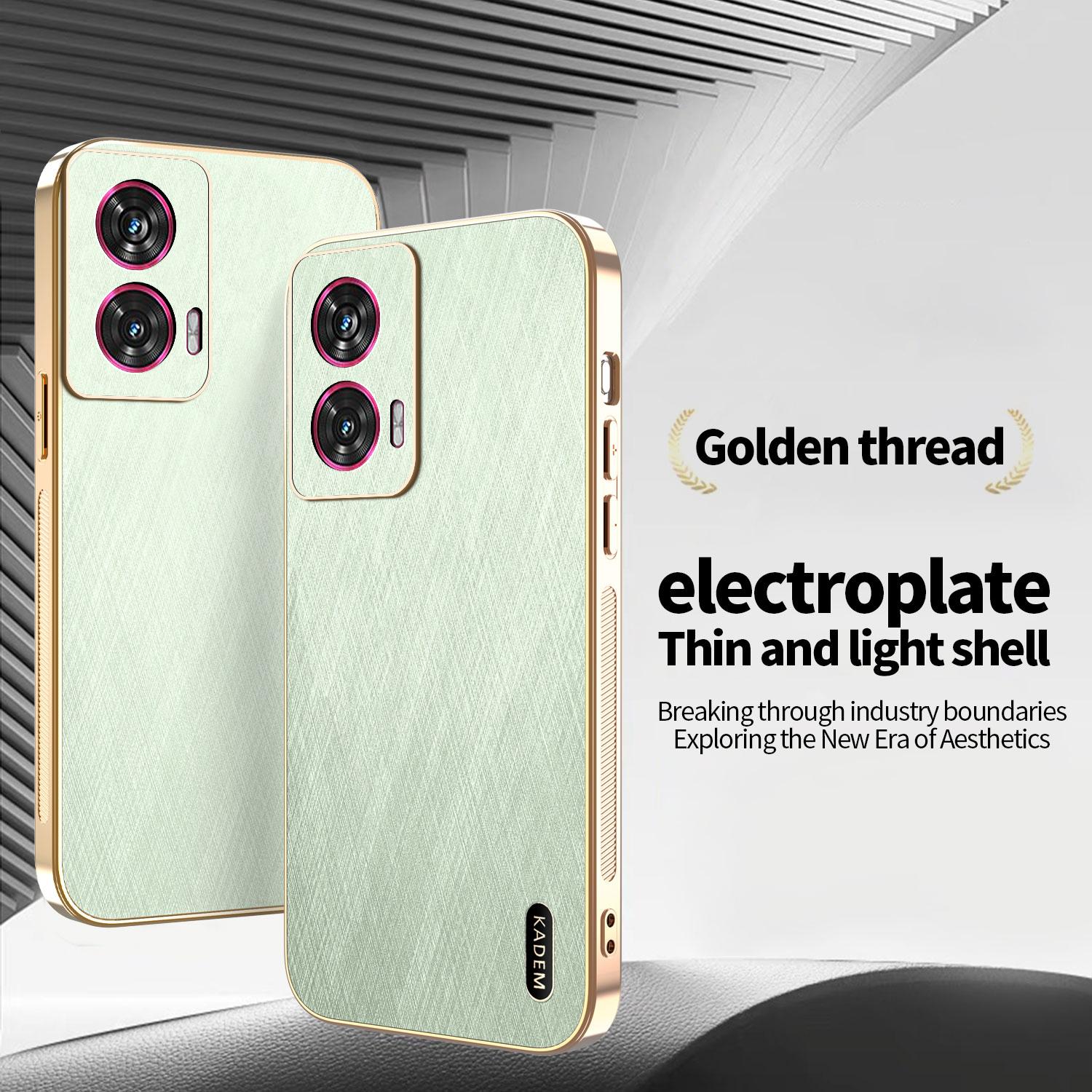 Чохол KADEM для Motorola Edge 50 Fusion 5G з гальванічним покриттям, шовковою текстурою, PU+TPU, задня кришка телефону Gold
Чохол KADEM для Motorola Edge 50 Fusion 5G з гальванічним покриттям, шовковою текстурою, PU+TPU, задня кришка телефону Gold