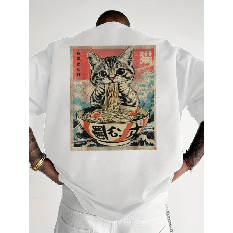 European sizes A Men S Short-Sleeve T-Shirt Featuring a Cute Cat Design, with a Loose Fit, Stylish Casual Round Neck 4XL білий
European sizes A Men S Short-Sleeve T-Shirt Featuring a Cute Cat Design, with a Loose Fit, Stylish Casual Round Neck 4XL білий