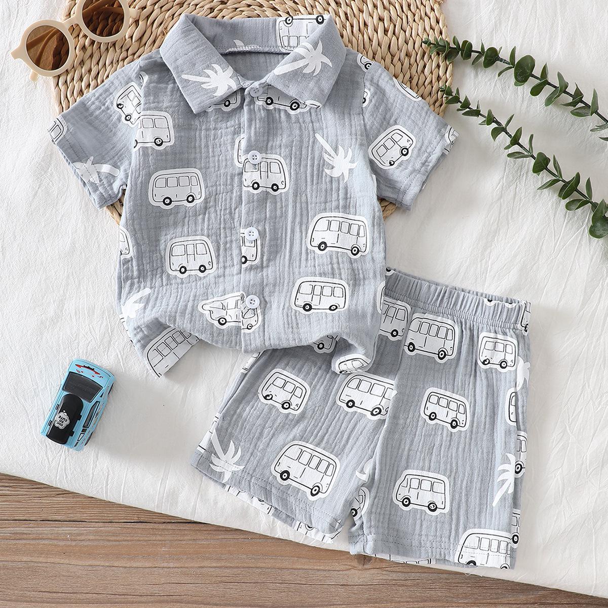 Baby Boy Beach Series Short-Sleeve Shirt & Shorts Set 12-18 Months сірий колір
Baby Boy Beach Series Short-Sleeve Shirt & Shorts Set 12-18 Months сірий колір