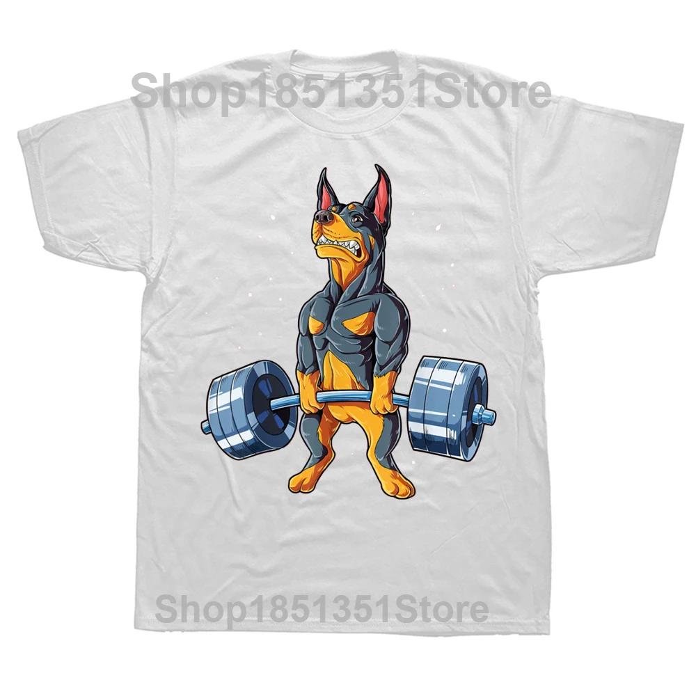 Vintage Doberman Dog Weightlifting Funny Deadlift Gym T Shirt Men Fashion Tee Shirts Oversized Cotton Casual Streetwear Tshirts S
Vintage Doberman Dog Weightlifting Funny Deadlift Gym T Shirt Men Fashion Tee Shirts Oversized Cotton Casual Streetwear Tshirts S