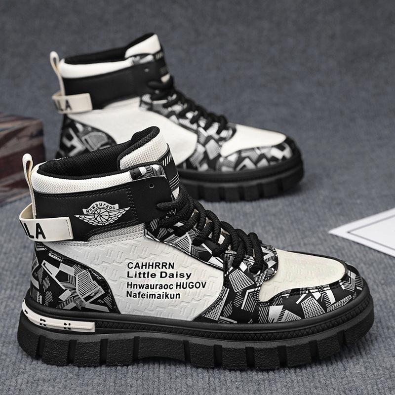 Men s shoes 2024 new autumn and winter high-top Martin boots men s outdoor mountaineering leisure sports trendy shoes men s versatile 39
Men s shoes 2024 new autumn and winter high-top Martin boots men s outdoor mountaineering leisure sports trendy shoes men s versatile 39