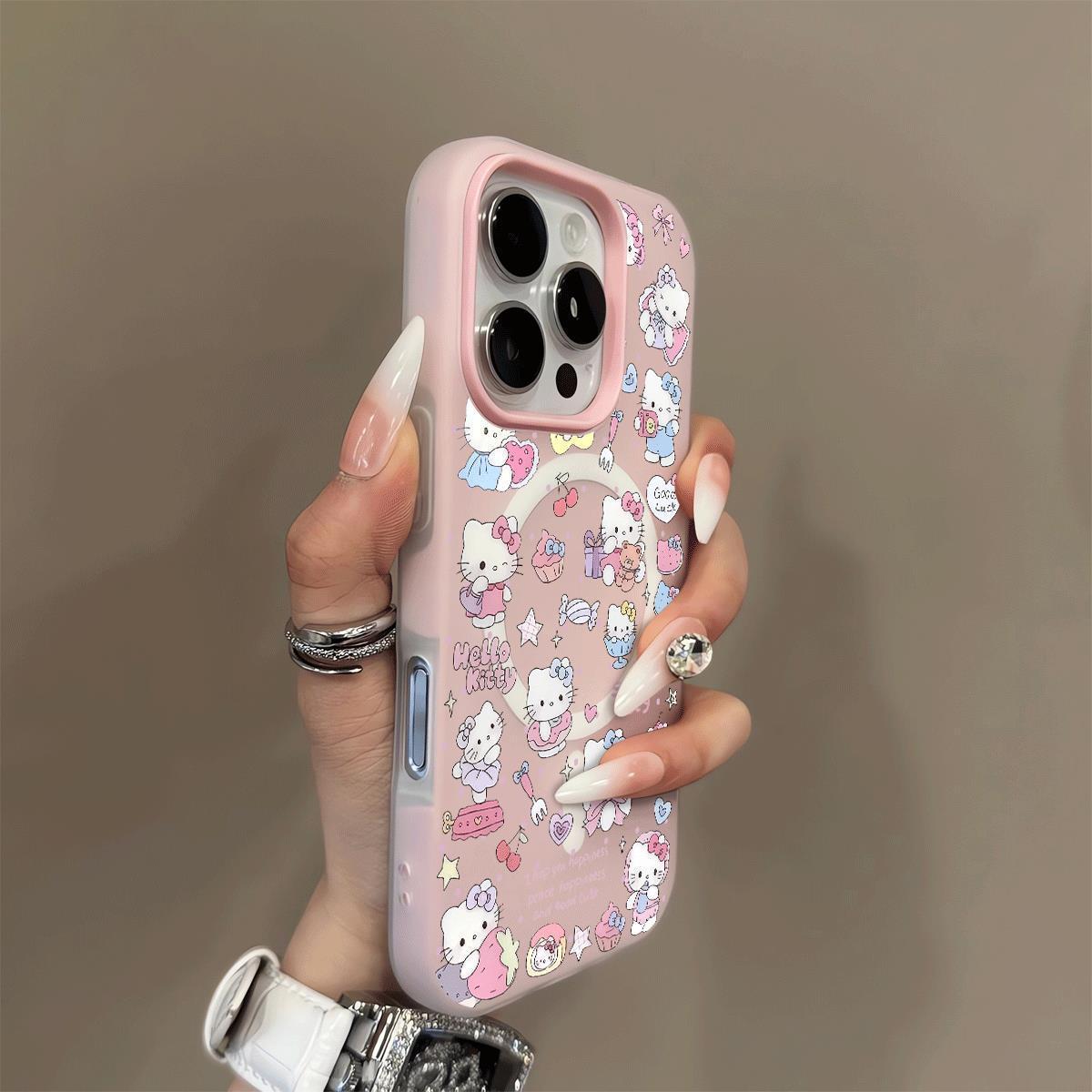 Magnetic Jelly Phone Case for Apple 17 Pro - Korean Style KT Cat Design, Frosted Finish, Compatible with Models 13, 14, 15, 17. iPhone 11
Magnetic Jelly Phone Case for Apple 17 Pro - Korean Style KT Cat Design, Frosted Finish, Compatible with Models 13, 14, 15, 17. iPhone 11