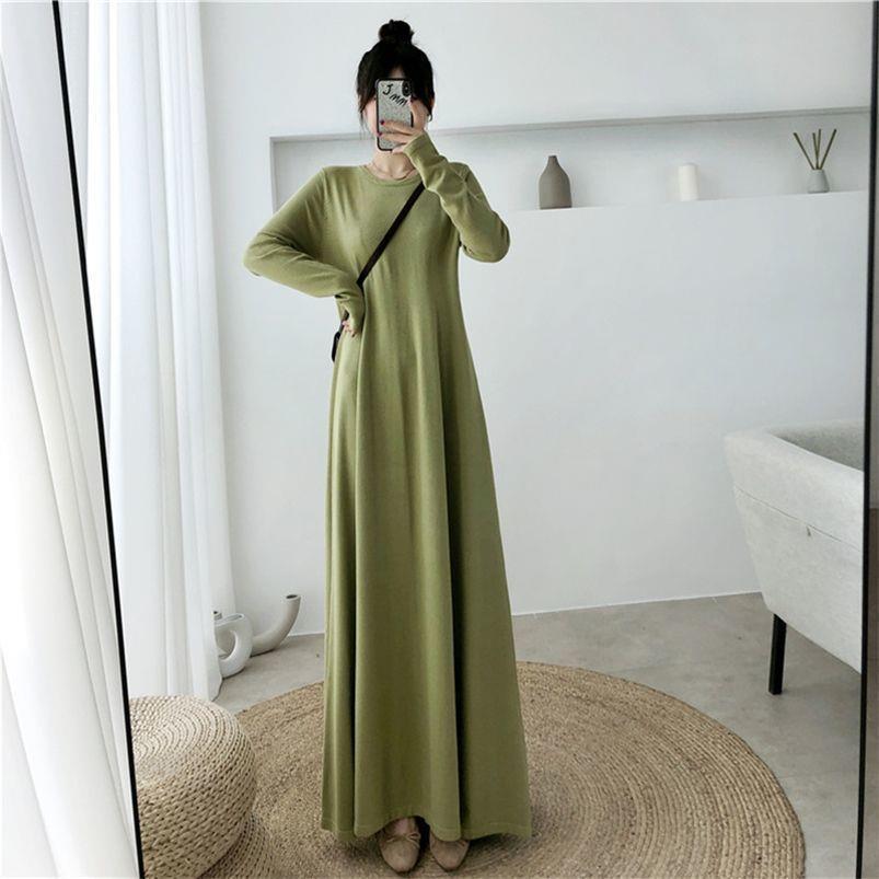 Versatile Solid Color Long-Sleeved Dress - Autumn/Winter Loose Fit with a Design Focus L (90-120 jin) зелений/авокадо
Versatile Solid Color Long-Sleeved Dress - Autumn/Winter Loose Fit with a Design Focus L (90-120 jin) зелений/авокадо