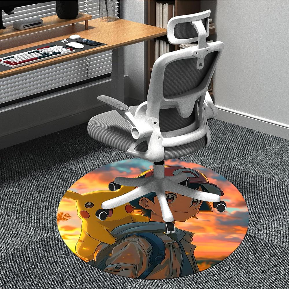 1pc Pikachu Office Round Area Rug, Under Office Chairs Bedroom Living Room Home Decor, Available in Various Sizes 80cm by 80cm
1pc Pikachu Office Round Area Rug, Under Office Chairs Bedroom Living Room Home Decor, Available in Various Sizes 80cm by 80cm