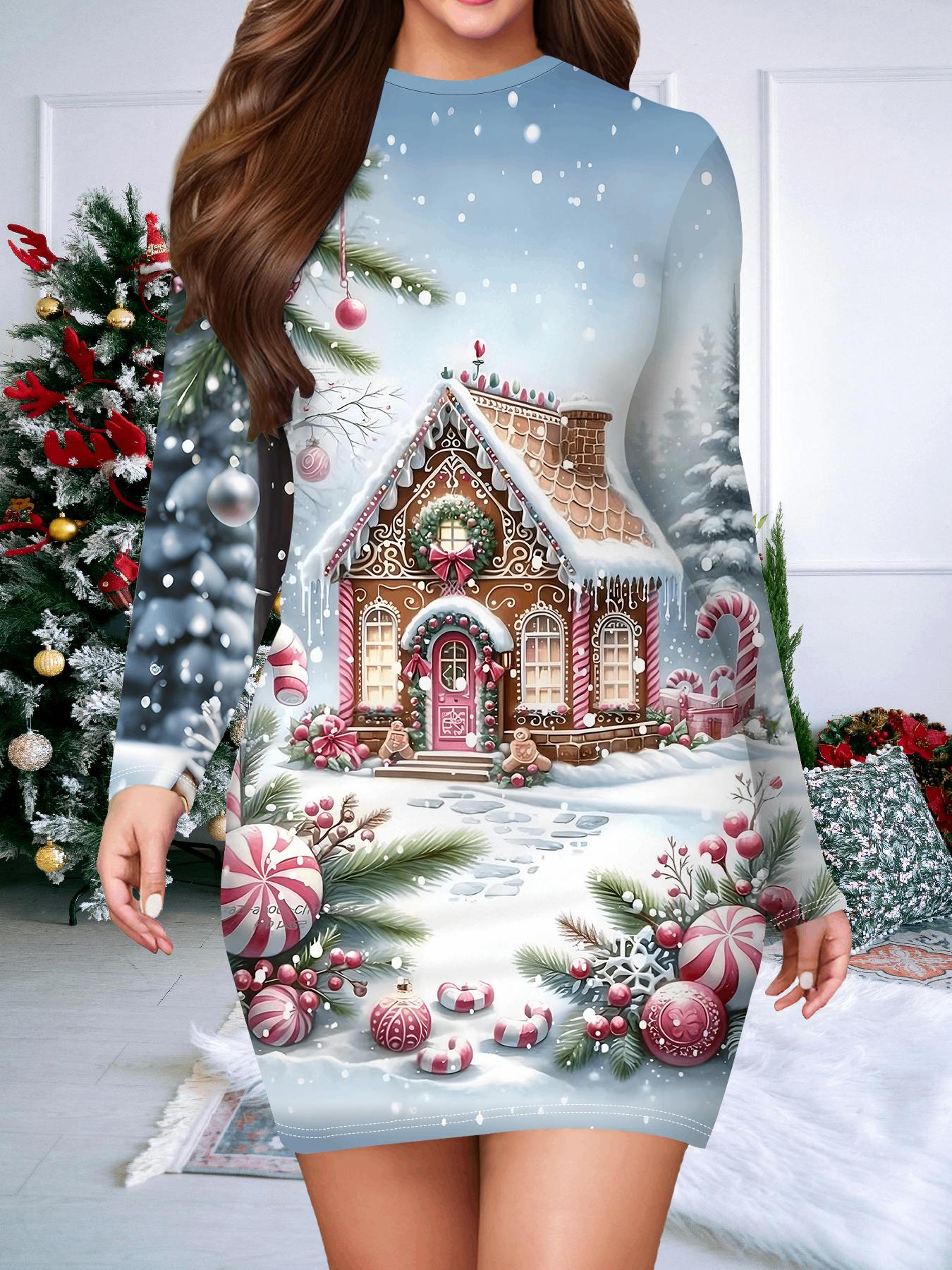 2025 Осень и Зима Новое Женское Платье в Облипку, 3D Рождественская Печать и Крашение Женская Мода Длинный Рукав Круглый Вырез Сексуальное Платье в Облипку XXL синий
2025 Осень и Зима Новое Женское Платье в Облипку, 3D Рождественская Печать и Крашение Женская Мода Длинный Рукав Круглый Вырез Сексуальное Платье в Облипку XXL синий