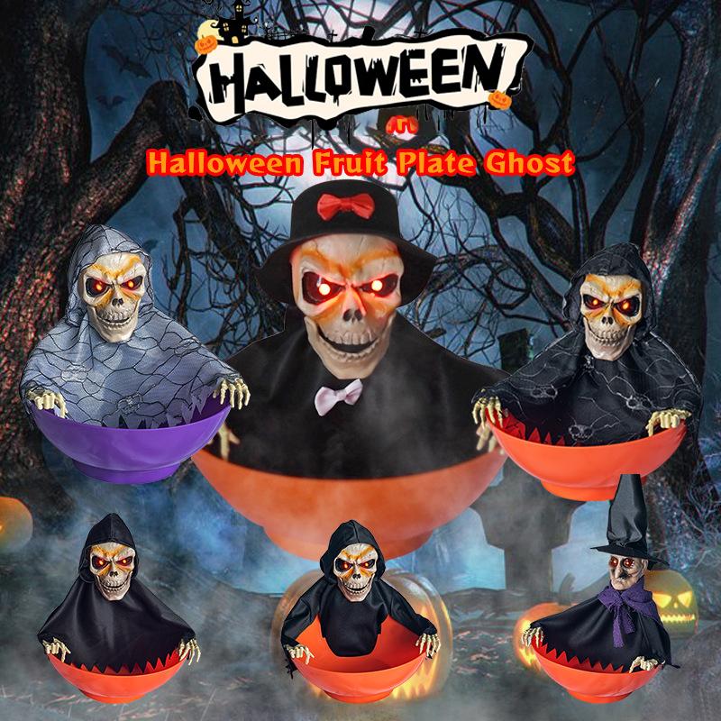 Halloween Candy Bowl Electric Fruit Tray Haunted Party Props Skeleton Bowl for Trick or Treating Halloween Party Decoration No Batteries
Halloween Candy Bowl Electric Fruit Tray Haunted Party Props Skeleton Bowl for Trick or Treating Halloween Party Decoration No Batteries