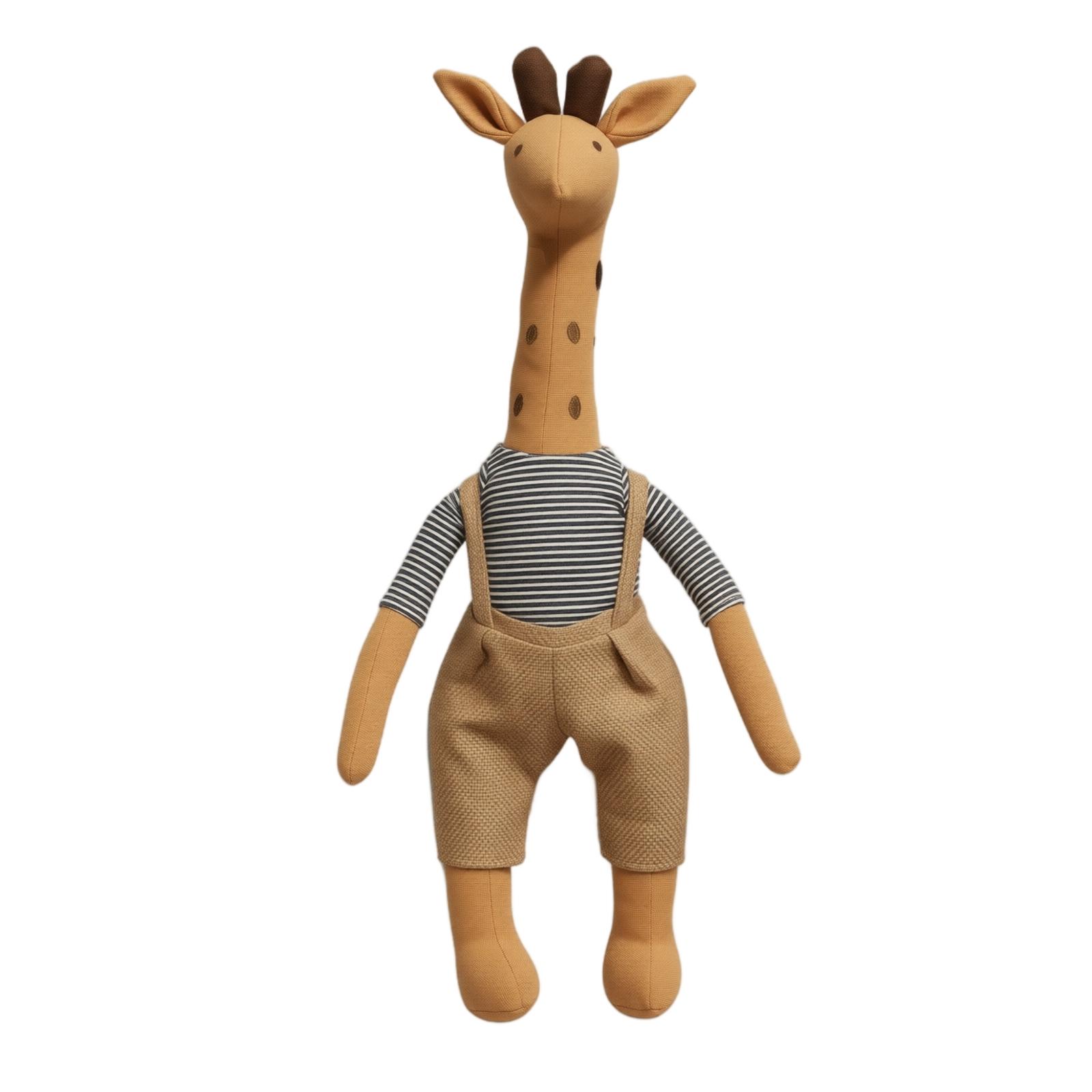 Soft Plush Giraffe Stuffed Animal Toy with Long Neck and Fabric Clothes Handmade Design Suitable for Kids and Nursery Decoration One Size
Soft Plush Giraffe Stuffed Animal Toy with Long Neck and Fabric Clothes Handmade Design Suitable for Kids and Nursery Decoration One Size