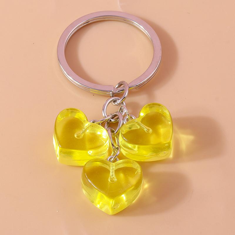 Lovely Candy Jelly Love Heart Keychain Charms Key Ring Pendants for Car Key Holder for Women Girl Handbag Decor Jewelry Gifts
Lovely Candy Jelly Love Heart Keychain Charms Key Ring Pendants for Car Key Holder for Women Girl Handbag Decor Jewelry Gifts