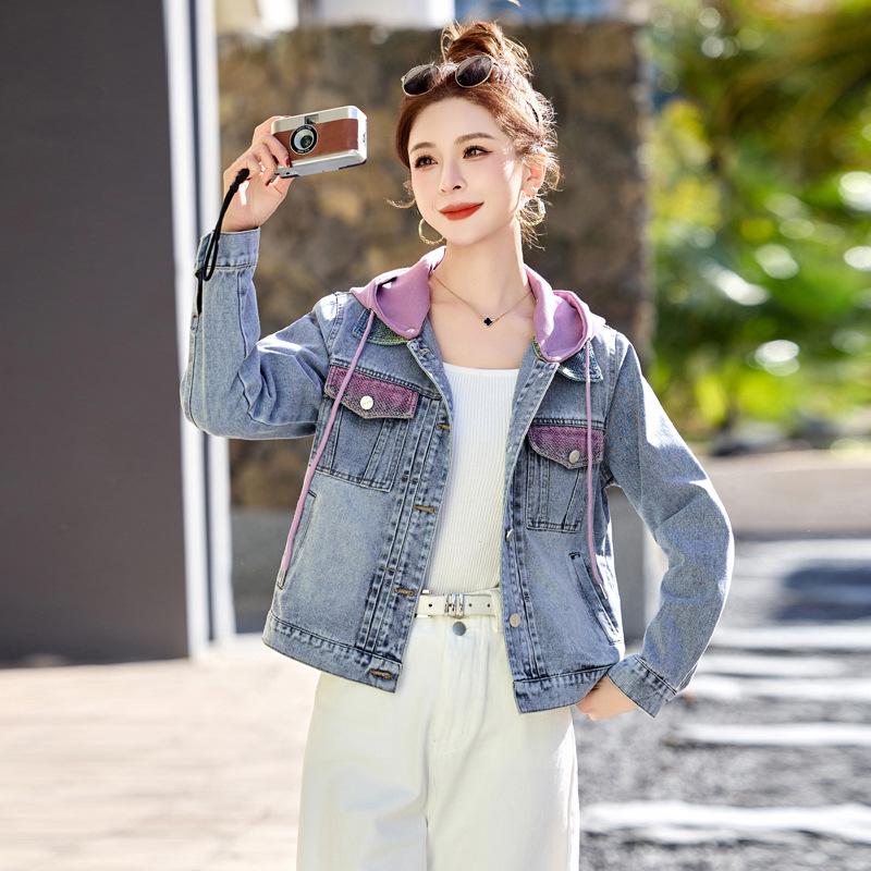 Women s Hooded Denim Jacket - Spring 2025 Fashion, Casual & Loose Style, Spot Design (HY3162) M (90-110 jin)
Women s Hooded Denim Jacket - Spring 2025 Fashion, Casual & Loose Style, Spot Design (HY3162) M (90-110 jin)