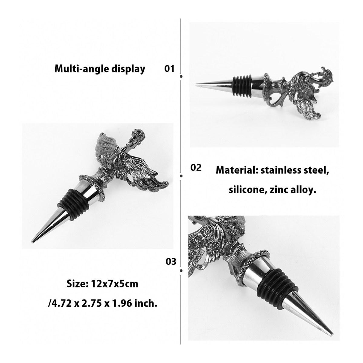 Animal Head Wine Stoppers Set Creative Mini Bottle Plugs Reusable Air-Tight Seal for Wine Beer Soy Sauce Vinegar Bottles Bar чёрный
Animal Head Wine Stoppers Set Creative Mini Bottle Plugs Reusable Air-Tight Seal for Wine Beer Soy Sauce Vinegar Bottles Bar чёрный