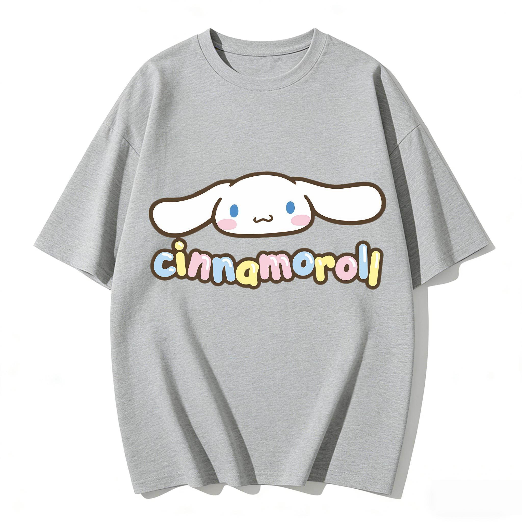 2026 New Cinnamoroll Cute Cartoon Print Tshirt Family Matching Outfits Casual Short Sleeve Tee for Women Unisex Kids Highquality S
2026 New Cinnamoroll Cute Cartoon Print Tshirt Family Matching Outfits Casual Short Sleeve Tee for Women Unisex Kids Highquality S