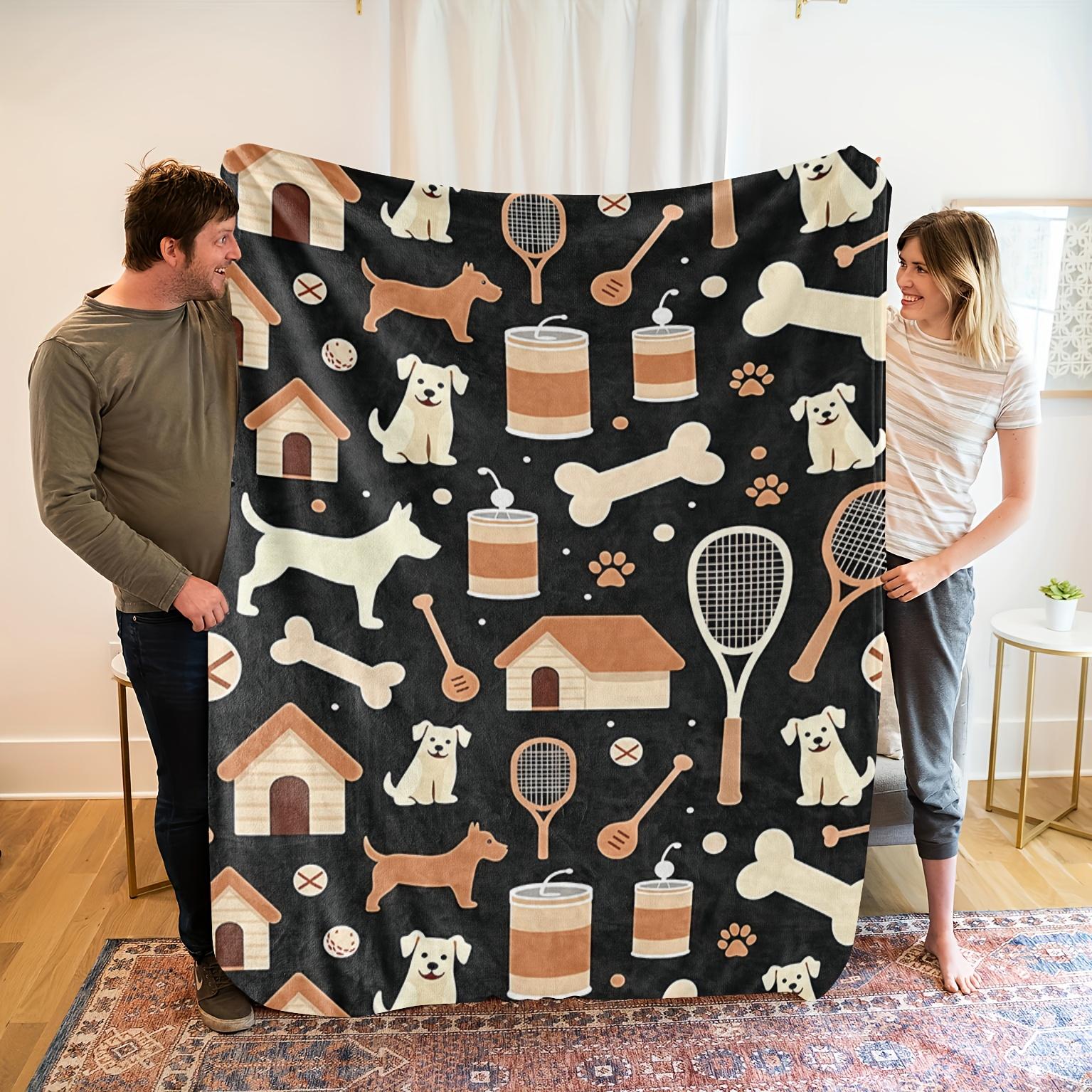1pc Dog Lover s Flannel Blanket - Soft & Breathable All-Season Throw with HD Digital Print, Cute Puppy, House, Bone Patterns 130x150cm51x59in
1pc Dog Lover s Flannel Blanket - Soft & Breathable All-Season Throw with HD Digital Print, Cute Puppy, House, Bone Patterns 130x150cm51x59in