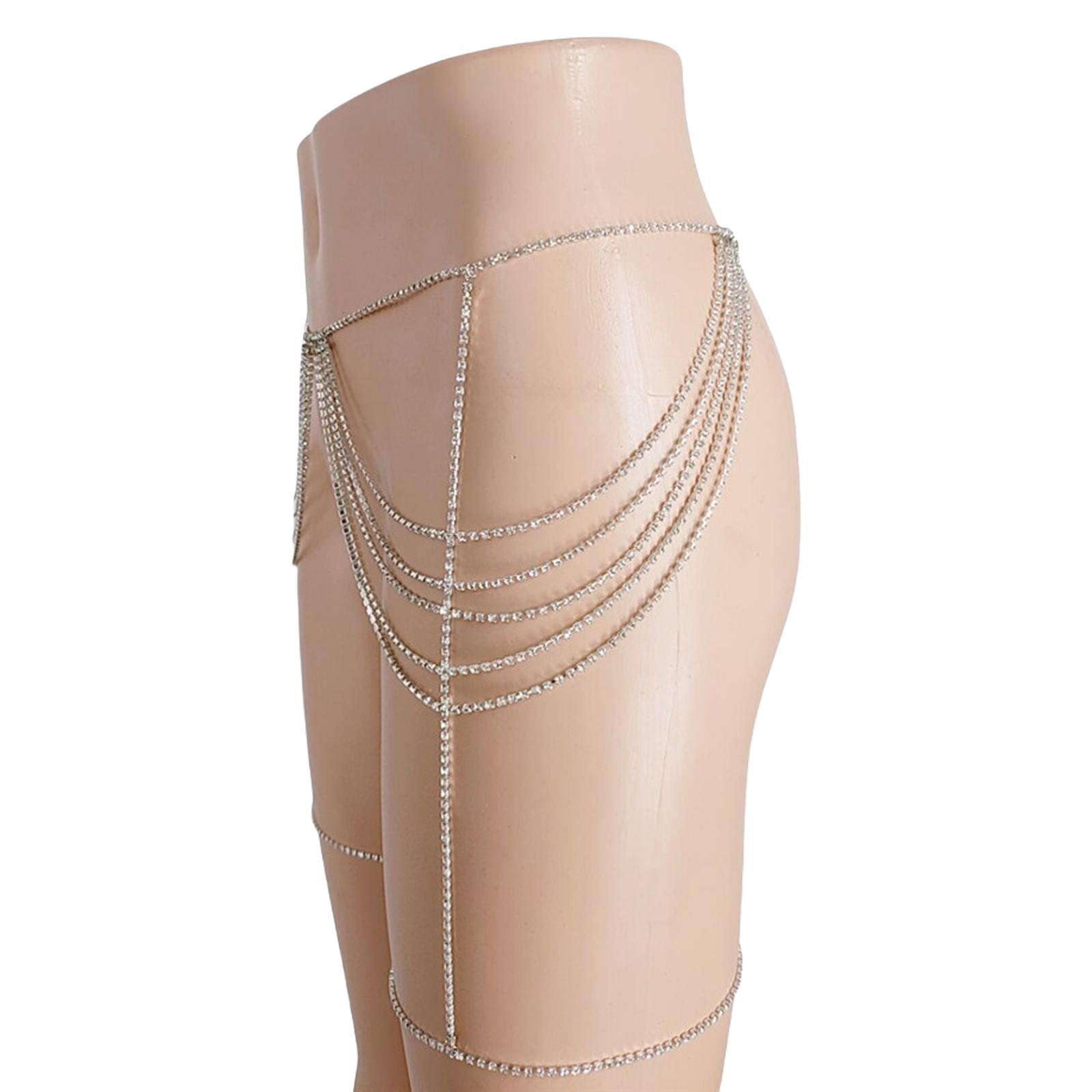 Tassels Waist Chain for Women Evening Dress Thigh Chain Rhinestones Body Chain Lady Body Jewelry Nightclub Garter Chain 1
Tassels Waist Chain for Women Evening Dress Thigh Chain Rhinestones Body Chain Lady Body Jewelry Nightclub Garter Chain 1