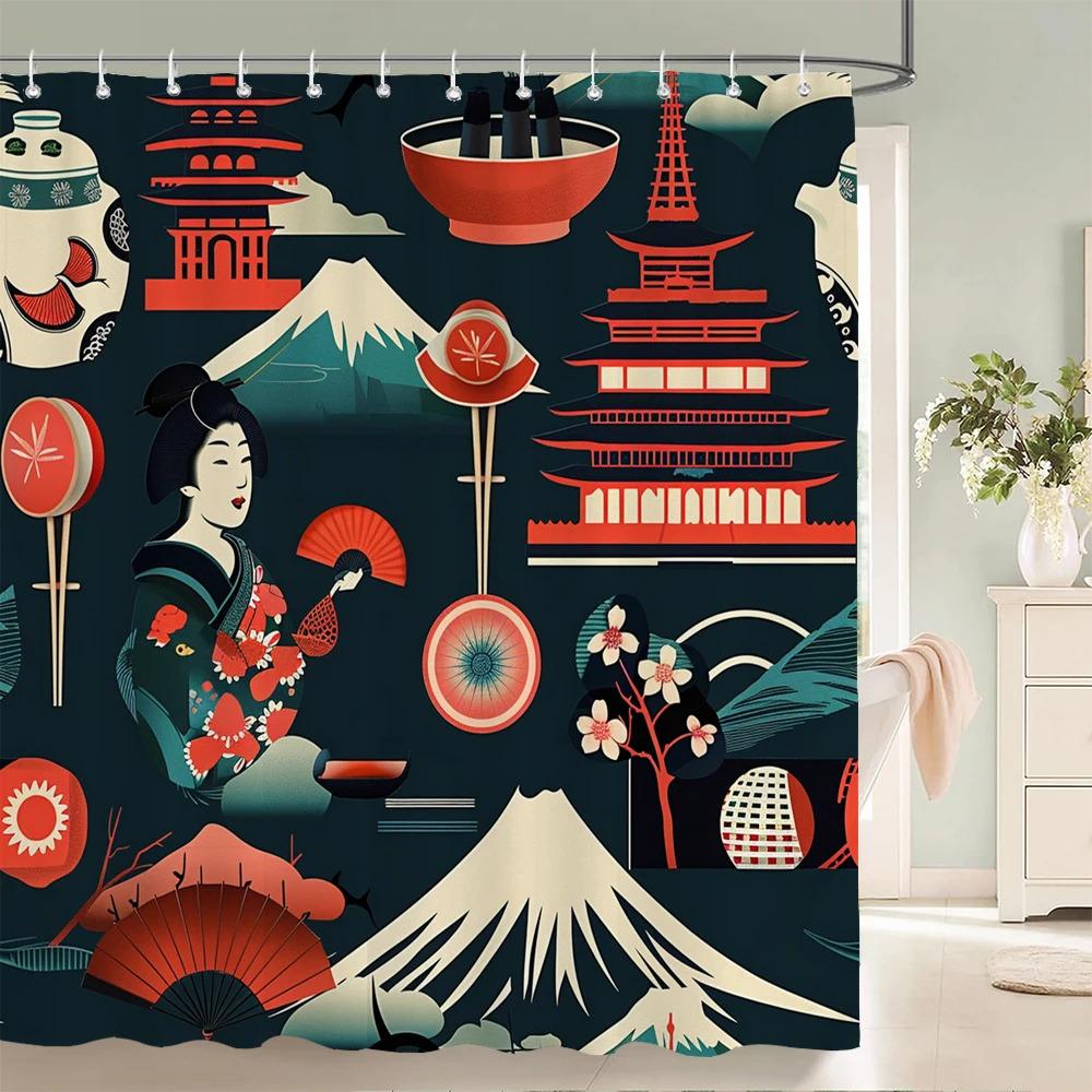 ZYQ01Home shower curtains for bathroom waterproof fabric Japanese flower style bathroom Curtains with hooks decorative curta6Bn% W90xH180cm
ZYQ01Home shower curtains for bathroom waterproof fabric Japanese flower style bathroom Curtains with hooks decorative curta6Bn% W90xH180cm