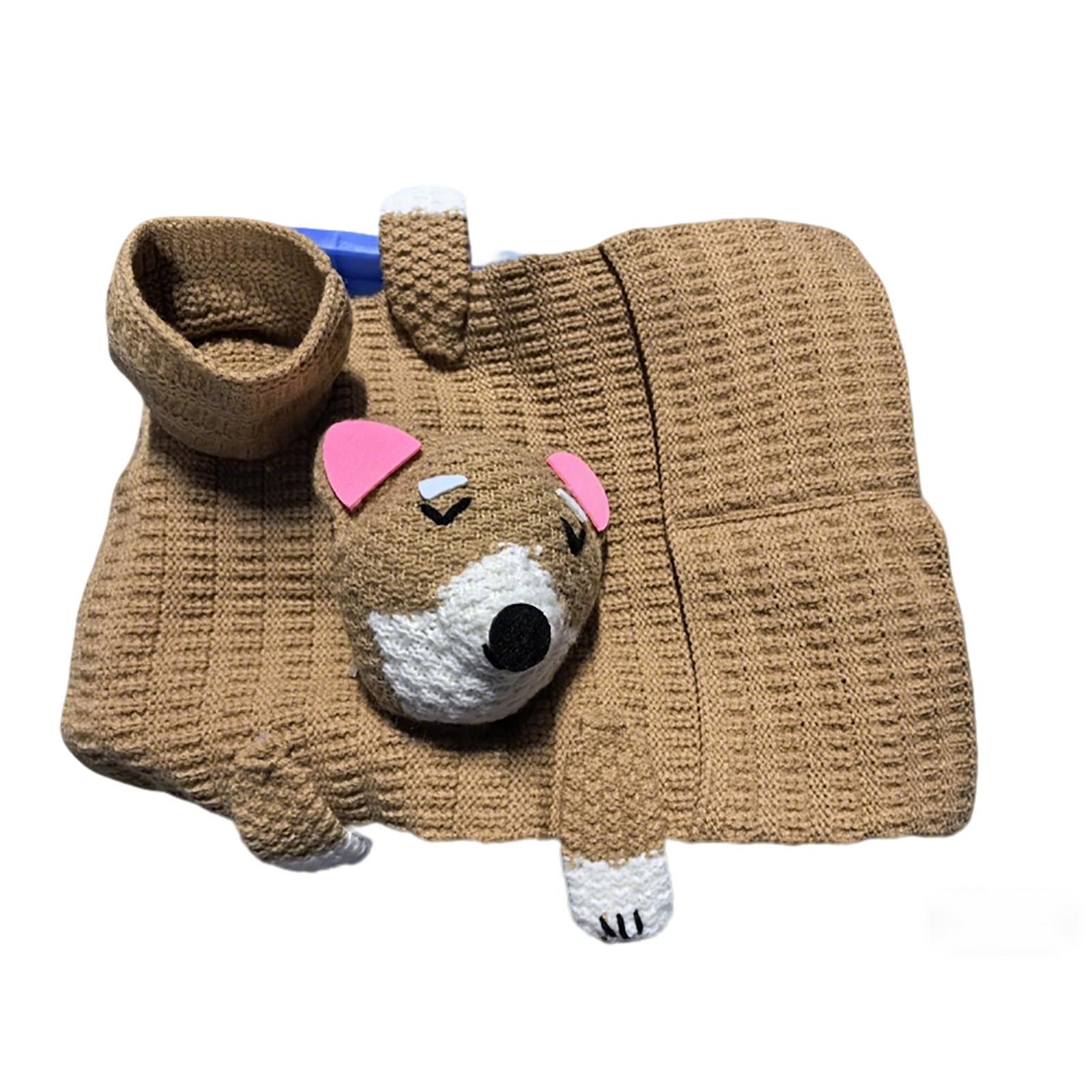 Handmade Crochet Dog Sofa Storage Box Decorative Pet Organizer with Multiple Compartments for Small Items and Accessories
Handmade Crochet Dog Sofa Storage Box Decorative Pet Organizer with Multiple Compartments for Small Items and Accessories