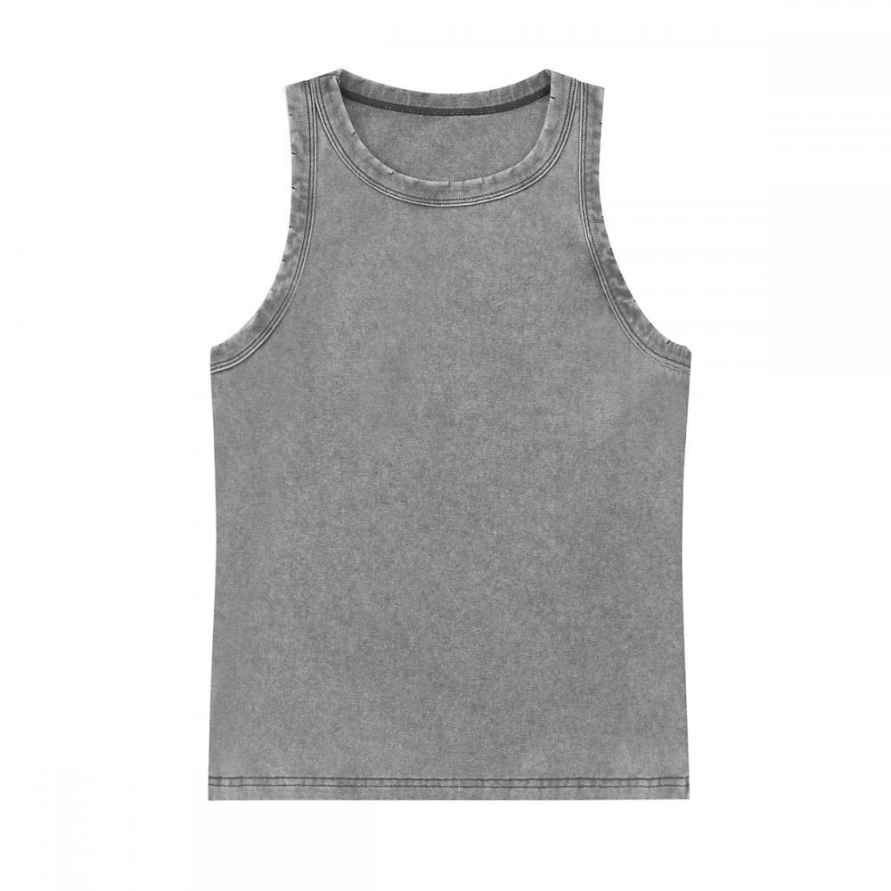 Unisex Vintage Washed 250g Pure Cotton Sleeveless Vest серый
Unisex Vintage Washed 250g Pure Cotton Sleeveless Vest серый