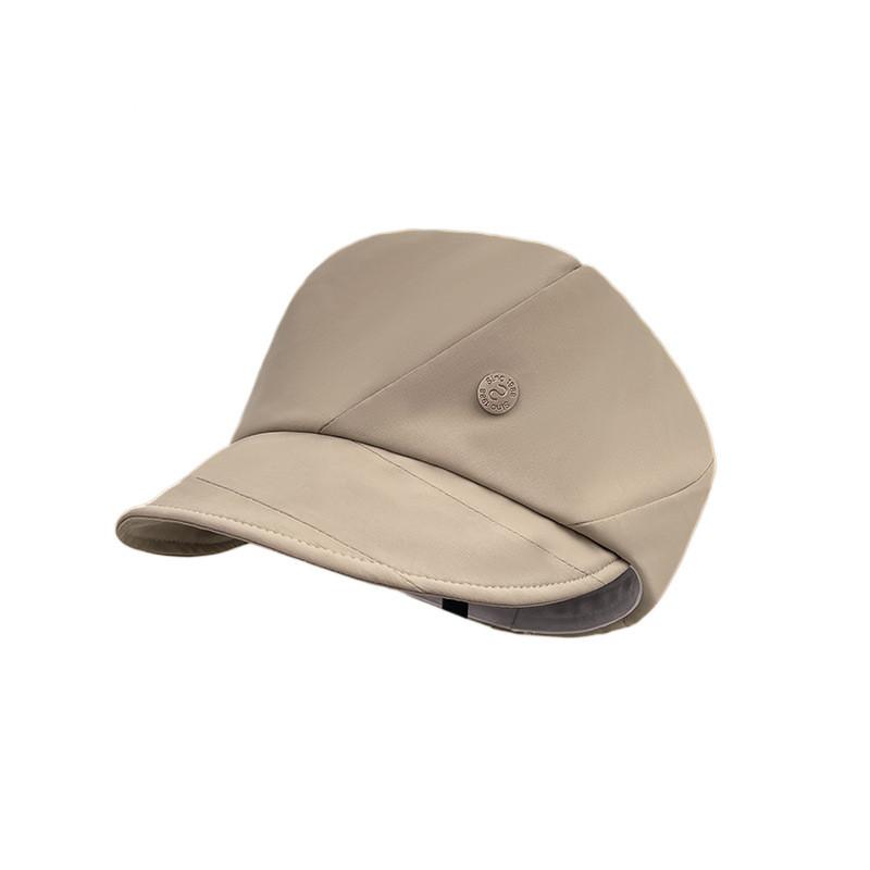 Minimalist Solid Color Gold Label Decor Pleated Design Women Casual Beret For Women Spring Summer Casual Sun Protection
Minimalist Solid Color Gold Label Decor Pleated Design Women Casual Beret For Women Spring Summer Casual Sun Protection