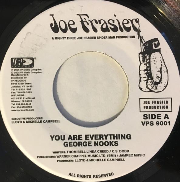 7inch Record GEORGE NOOKS - You Are Everything VPS8999 Joe Frasier 2005 US Reggae, Ska & Dub Used
7inch Record GEORGE NOOKS - You Are Everything VPS8999 Joe Frasier 2005 US Reggae, Ska & Dub Used