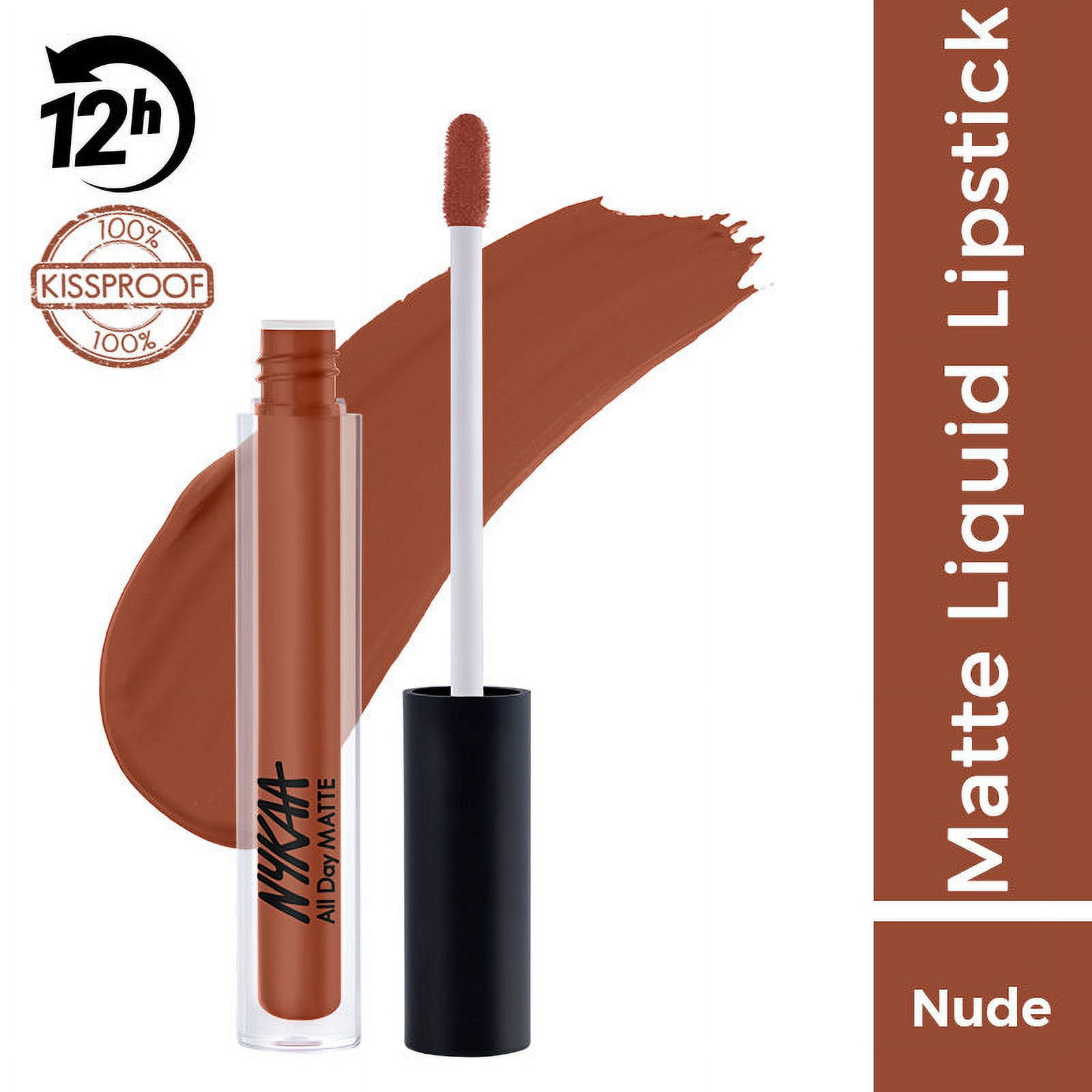 Nykaa All Day Matte Водостойкая, Не отпечатывающаяся, 12-часовая жидкая помада - Супер Мама
Nykaa All Day Matte Водостойкая, Не отпечатывающаяся, 12-часовая жидкая помада - Супер Мама