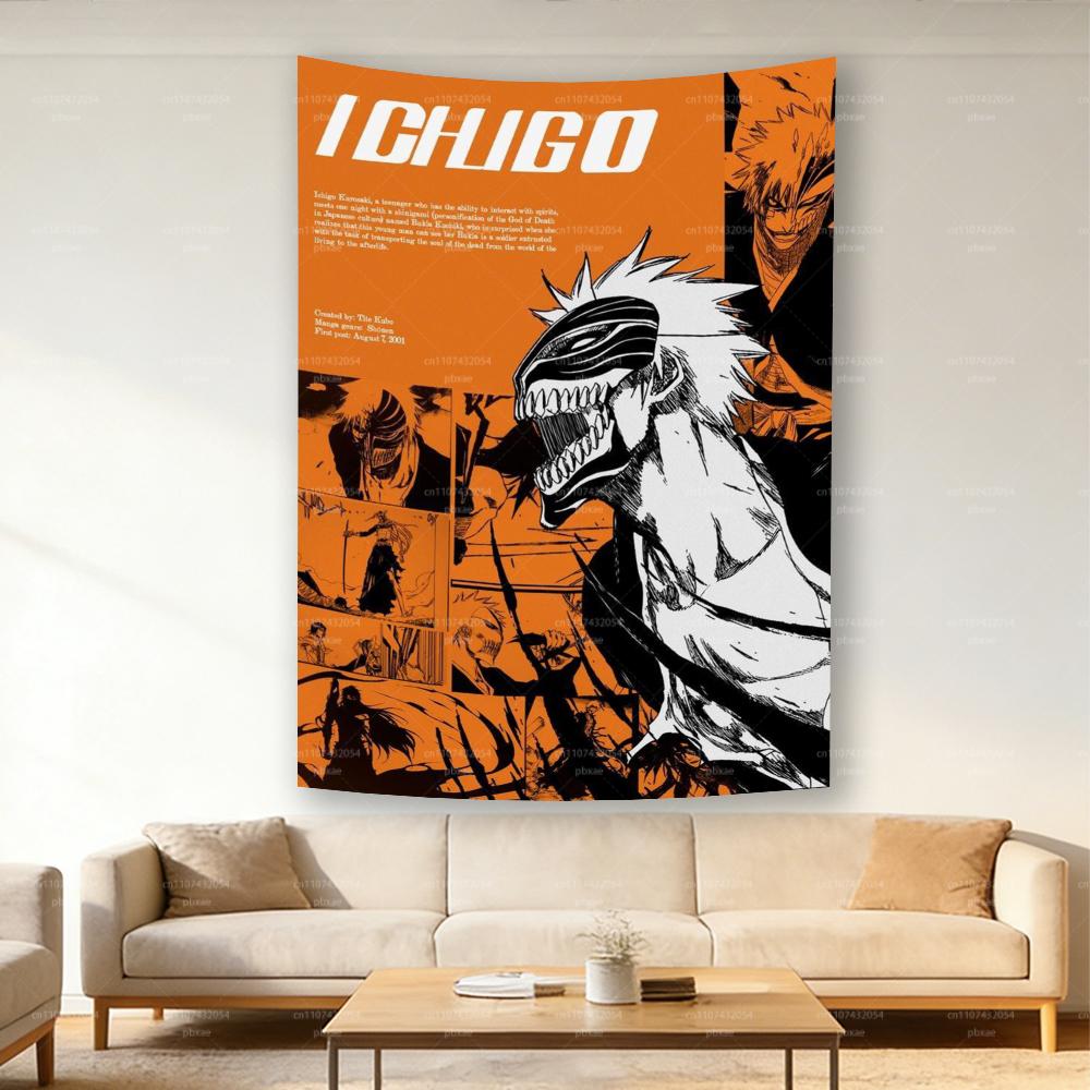 BLEACH Anime Tapestry Wall Hanging Decor for Bedroom Living Room Dorm 74x94cm(29x37in)
BLEACH Anime Tapestry Wall Hanging Decor for Bedroom Living Room Dorm 74x94cm(29x37in)