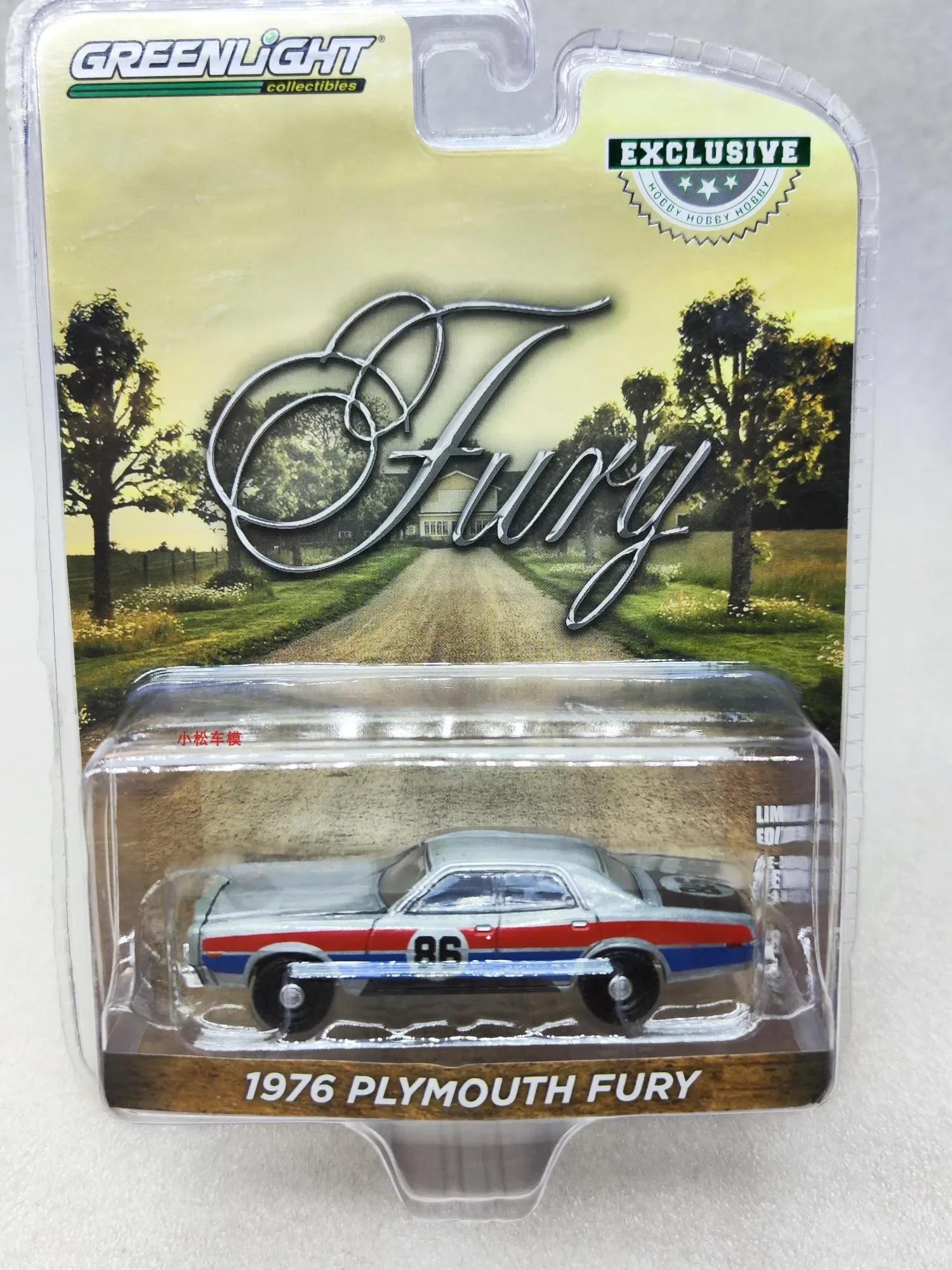 GreenLight 1:64 1976 Plymouth Fury Wrath Rally 86 Clearcoat Alloy car model collection gift ornaments
GreenLight 1:64 1976 Plymouth Fury Wrath Rally 86 Clearcoat Alloy car model collection gift ornaments