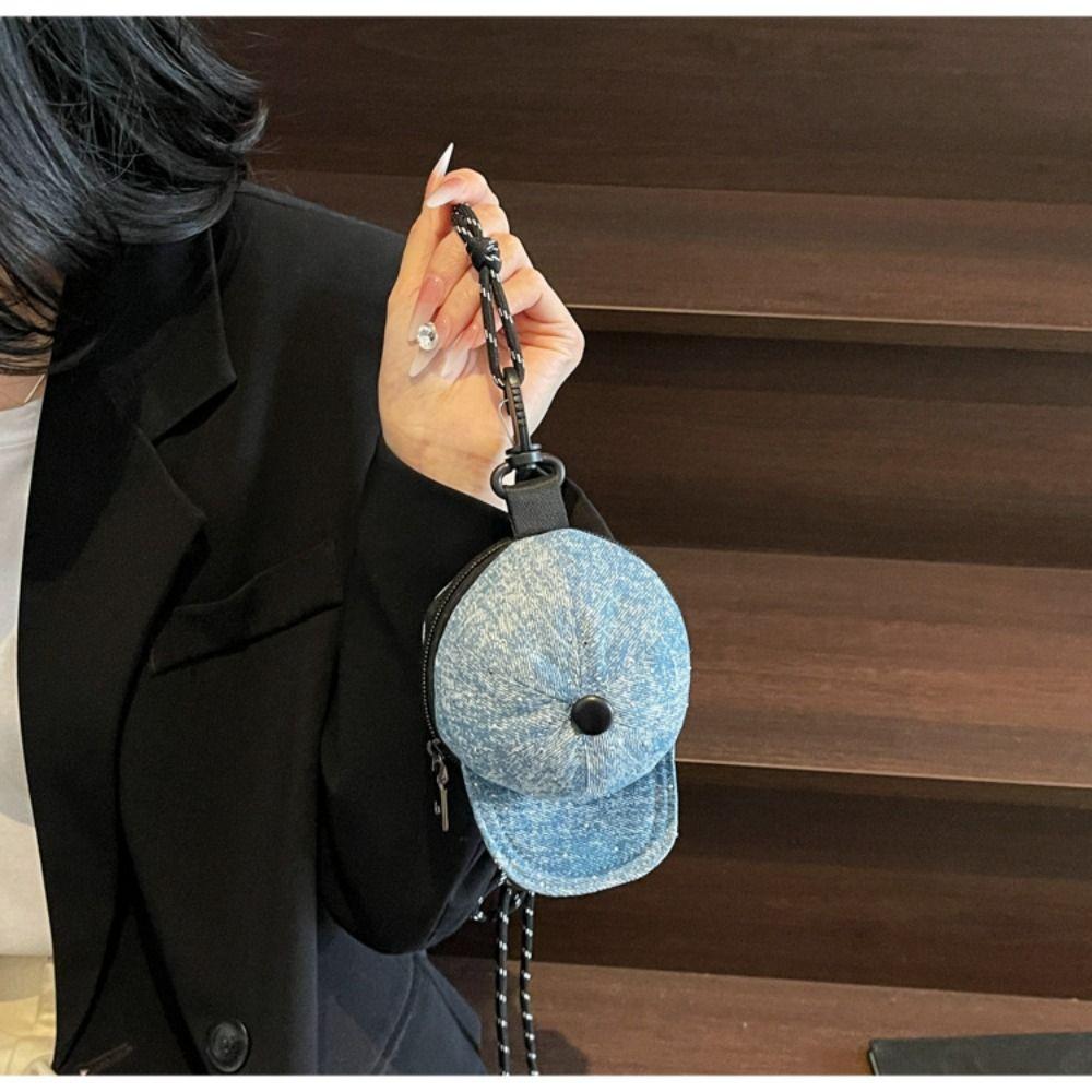 Denim Mini Hat Wallet Earphone Storage Bag Canvas Coin Purse Baseball Cap Crossbody Bag Daily Style 2
Denim Mini Hat Wallet Earphone Storage Bag Canvas Coin Purse Baseball Cap Crossbody Bag Daily Style 2