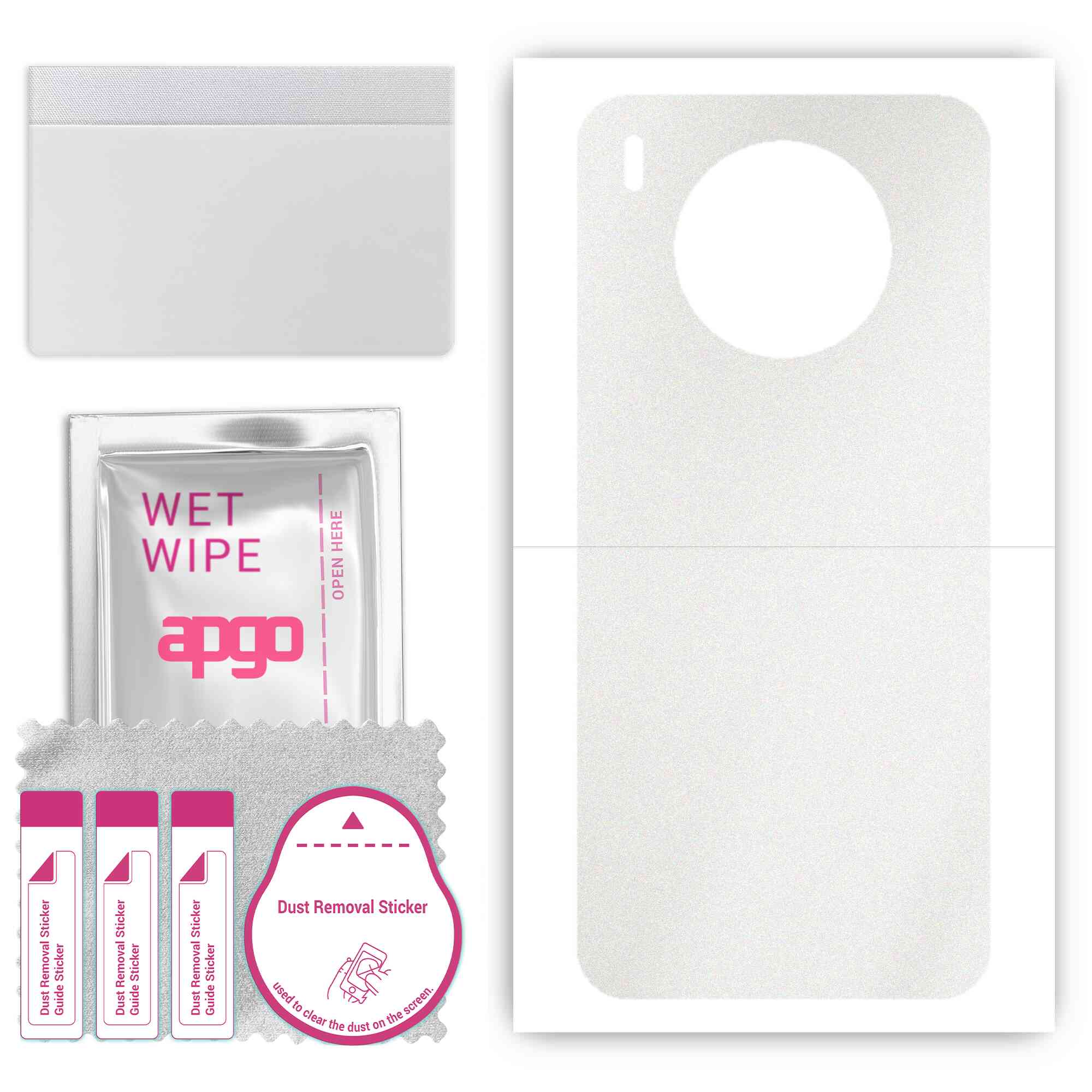 apgo Protective Skin Sticker for the back compatible with Honor 50 LITE, Wrap Film, Foil, Vinyl - Pattern Matte Transparent
apgo Protective Skin Sticker for the back compatible with Honor 50 LITE, Wrap Film, Foil, Vinyl - Pattern Matte Transparent