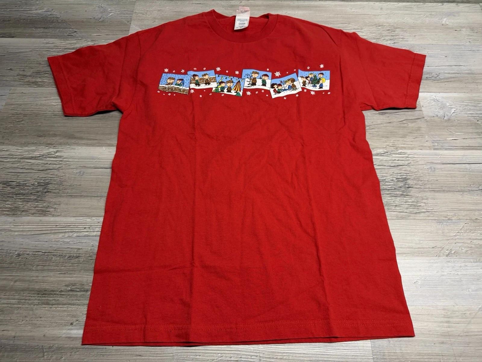 Vintage Peanuts Christmas T-Shirt Y2K Cartoon Comic Graphic Tee Charlie Brown L 3XL
Vintage Peanuts Christmas T-Shirt Y2K Cartoon Comic Graphic Tee Charlie Brown L 3XL