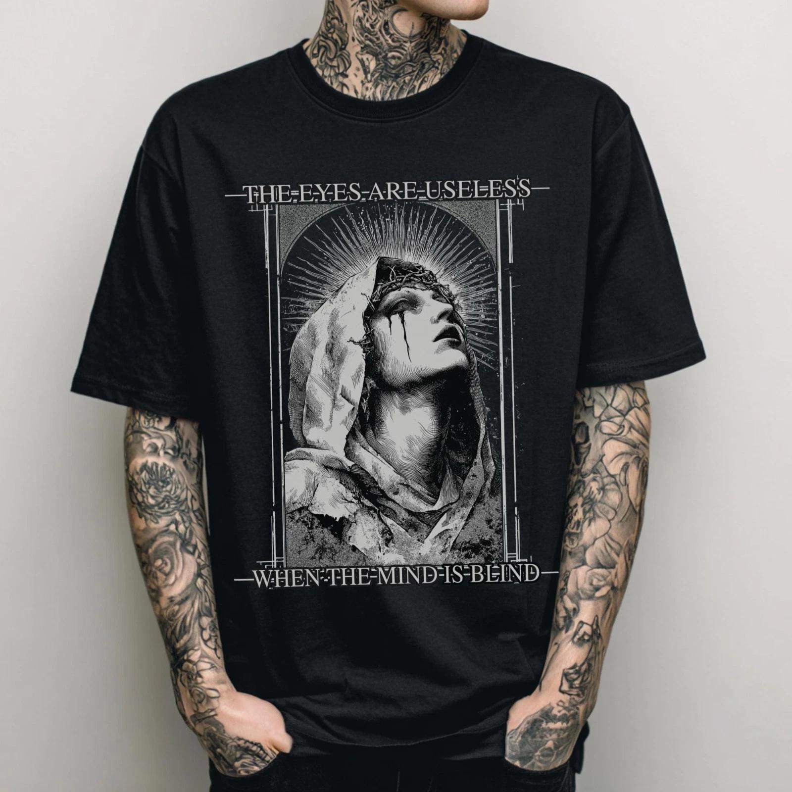 Gothic Graphic Print T-Shirt, Punk Rock Grunge Graphic Tee, Alternative Streetwe XL
Gothic Graphic Print T-Shirt, Punk Rock Grunge Graphic Tee, Alternative Streetwe XL