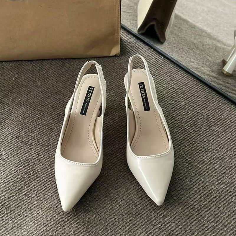 Commuter women s summer one-word buckle with sandals women s fashion women s middle heel new French pointed head bag head empty single shoes women 35
Commuter women s summer one-word buckle with sandals women s fashion women s middle heel new French pointed head bag head empty single shoes women 35