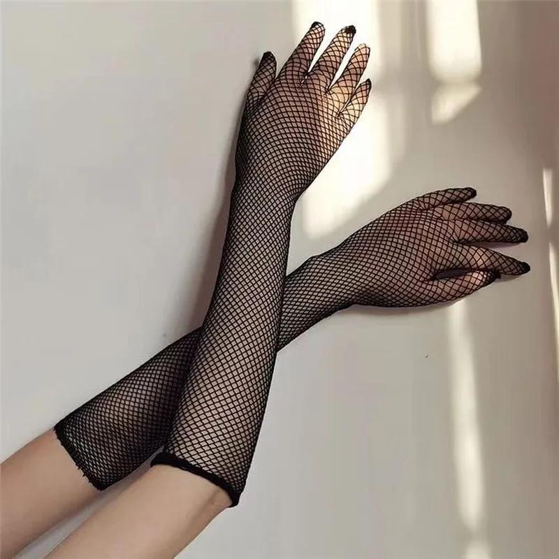 Women Sexy Black Fishnet Mesh Long Gloves Nylon High Elastic Full Finger Lace Hand Gloves Party Stage Exotic Costume Oversleeves One Size чёрный
Women Sexy Black Fishnet Mesh Long Gloves Nylon High Elastic Full Finger Lace Hand Gloves Party Stage Exotic Costume Oversleeves One Size чёрный