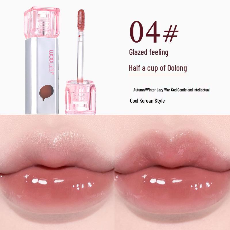 WODWOD Mirror Shine Translucent Lip Gloss: Moisturizing, Hydrating, Waterproof, Non-Staining, Whitening Lip Glaze for Women.
WODWOD Mirror Shine Translucent Lip Gloss: Moisturizing, Hydrating, Waterproof, Non-Staining, Whitening Lip Glaze for Women.