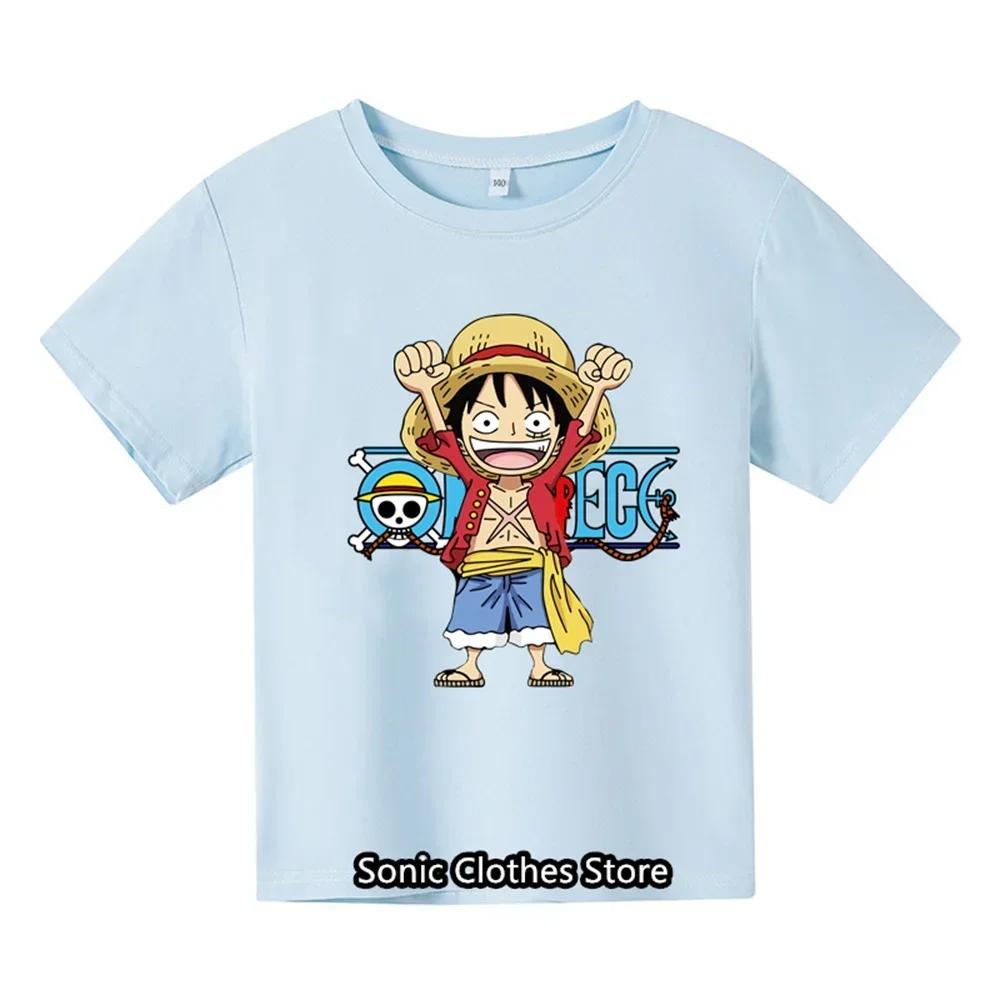 Футболка One Piece Дитячий одяг Дитяча футболка з чистої бавовни Класна Мультяшна Аніме Літня Повсякденна Майка Луффі для Хлопчиків Дівчаток Вуличний одяг 130
Футболка One Piece Дитячий одяг Дитяча футболка з чистої бавовни Класна Мультяшна Аніме Літня Повсякденна Майка Луффі для Хлопчиків Дівчаток Вуличний одяг 130
