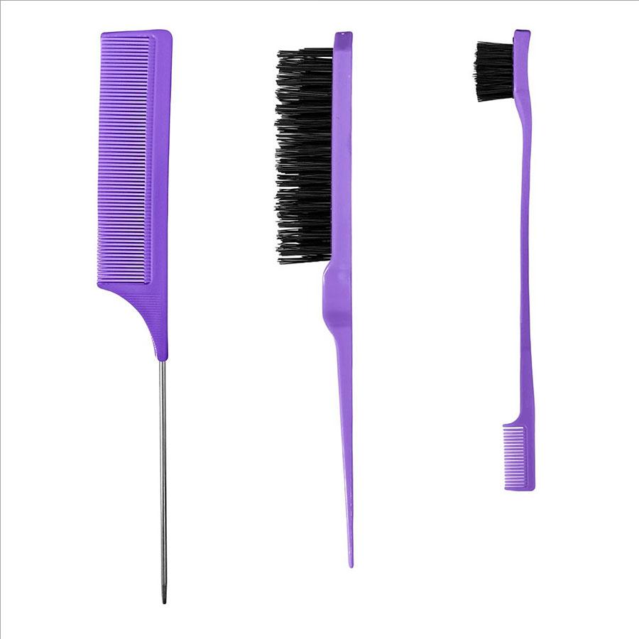 New Three-piece Hair Brush Set Sharp-tail Comb Three-row Hair Comb Steel Needle Mouse Tail Comb Toothbrush Eyebrow Brush Tool
New Three-piece Hair Brush Set Sharp-tail Comb Three-row Hair Comb Steel Needle Mouse Tail Comb Toothbrush Eyebrow Brush Tool