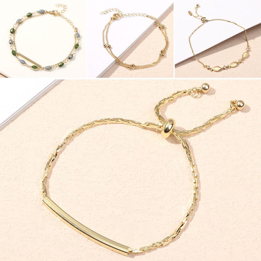 Блестящие регулируемые подарочные минималистичные ювелирные изделия из титановой стали браслеты 
Блестящие регулируемые подарочные минималистичные ювелирные изделия из титановой стали браслеты