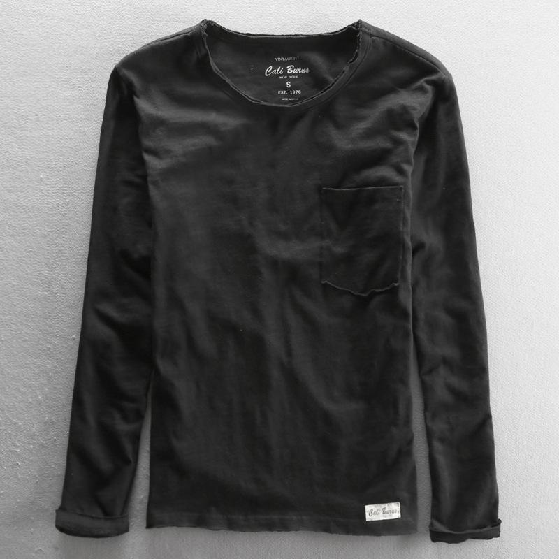 Fashionable Vintage Solid Bamboo Cotton Long Sleeve O-Neck T-Shirt Male Casual Thin Tops Tees Comfortable Tshirts XXL чорний
Fashionable Vintage Solid Bamboo Cotton Long Sleeve O-Neck T-Shirt Male Casual Thin Tops Tees Comfortable Tshirts XXL чорний