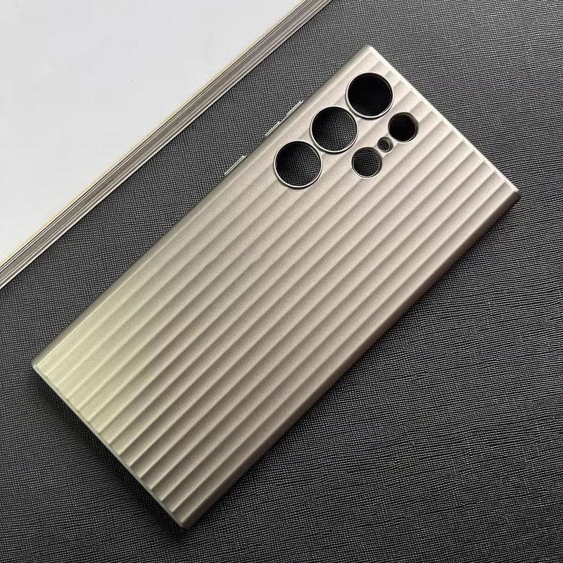 Ultra thin metal grating pattern phone case for Samsung Galaxy S23 Ultra S23+ Plus titanium gray shockproof matte hard cover smsung s23
Ultra thin metal grating pattern phone case for Samsung Galaxy S23 Ultra S23+ Plus titanium gray shockproof matte hard cover smsung s23
