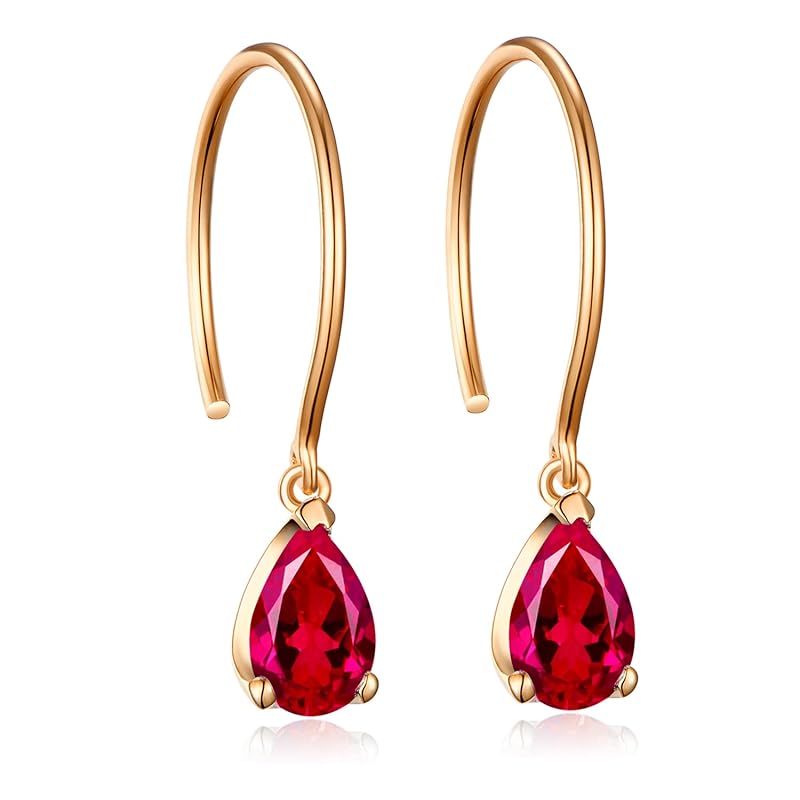 FANCIME K18 pink gold earrings ladies ruby July birthstone jewelry drop pendant earrings jewelry mother s day Christmas birthday anniversary present
FANCIME K18 pink gold earrings ladies ruby July birthstone jewelry drop pendant earrings jewelry mother s day Christmas birthday anniversary present