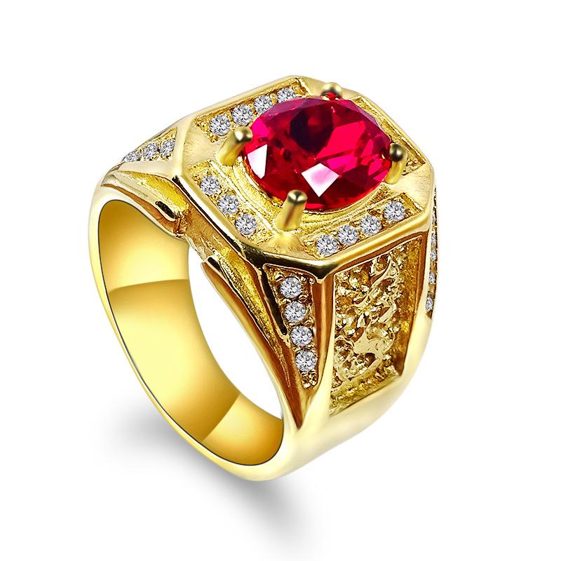 European and American Jewelry Sapphire Men s Ring Women s Gold Vintage Court Sticky Diamond Titanium Steel Ring 2026 no. 12 рубіновий
European and American Jewelry Sapphire Men s Ring Women s Gold Vintage Court Sticky Diamond Titanium Steel Ring 2026 no. 12 рубіновий