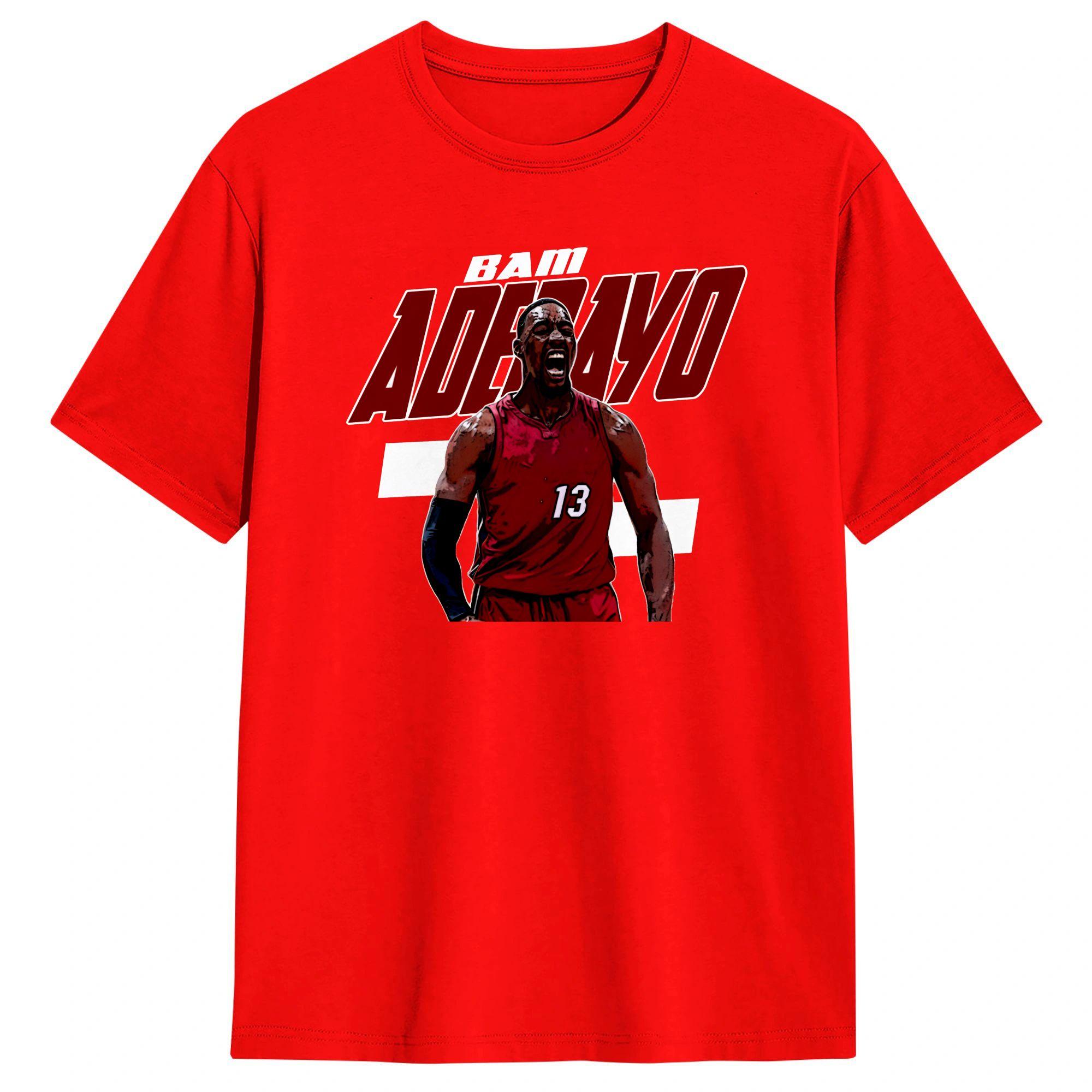 Bam Adebayo 13 T Shirt Unisex Pure Cotton Novelty TShirt Crew Neck Tee Shirt Short Sleeve Clothing Summer M
Bam Adebayo 13 T Shirt Unisex Pure Cotton Novelty TShirt Crew Neck Tee Shirt Short Sleeve Clothing Summer M