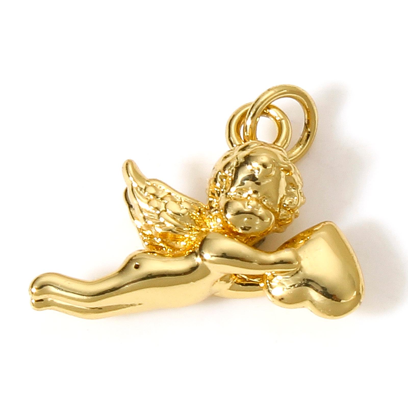 DoreenBeads 1 Piece 3D Angel Brass Religious Charms Gold Color Metal For Diy Necklace Jewelry Pendants Making Accessories
DoreenBeads 1 Piece 3D Angel Brass Religious Charms Gold Color Metal For Diy Necklace Jewelry Pendants Making Accessories