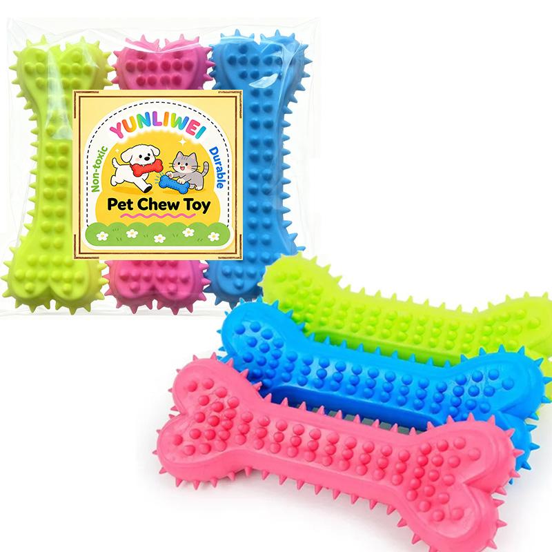 3pcs/6pcs Pet Chew Toy Soft Rubber Bite-resistance Bone Shape Teeth Grinding Chewing Toys for Small Dogs Training Pet Supplies
3pcs/6pcs Pet Chew Toy Soft Rubber Bite-resistance Bone Shape Teeth Grinding Chewing Toys for Small Dogs Training Pet Supplies