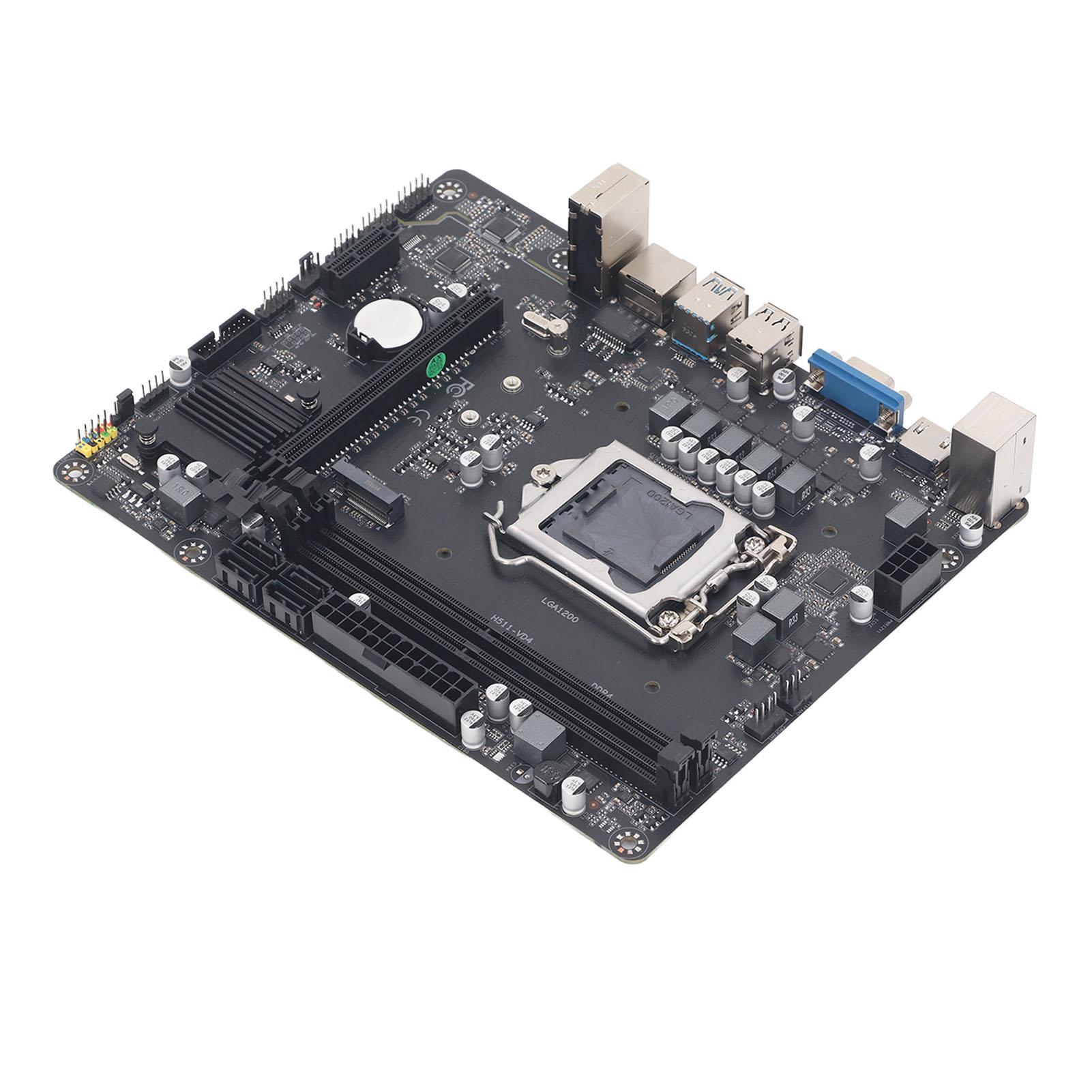 Ігрова материнська плата H511 Професійна Подвійна пам ять DDR4 M.2 USB 3.0 Інтерфейс SATA Настільний комп ютер
Ігрова материнська плата H511 Професійна Подвійна пам ять DDR4 M.2 USB 3.0 Інтерфейс SATA Настільний комп ютер